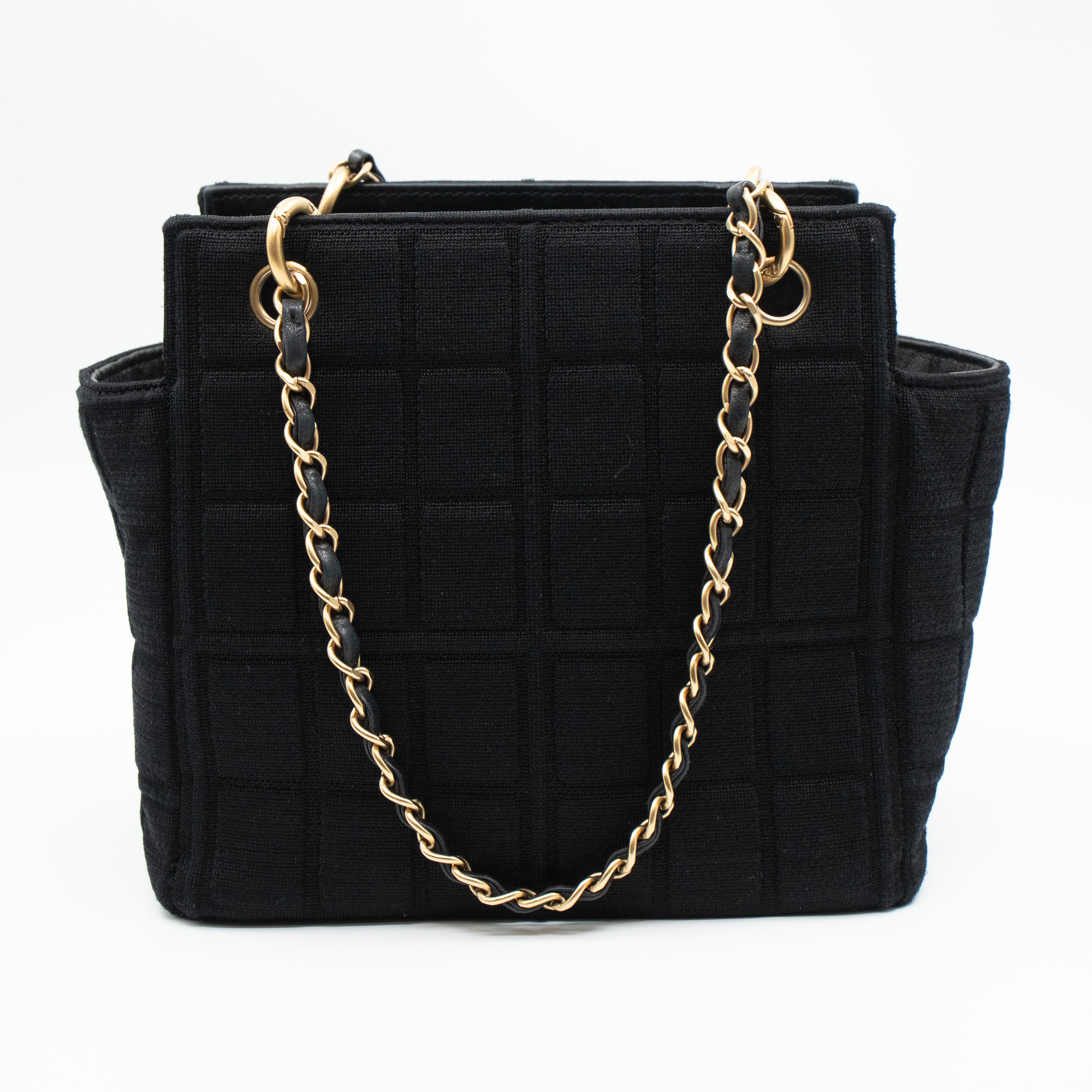 Rise-On Tote Chocolate Bar Black Cotton