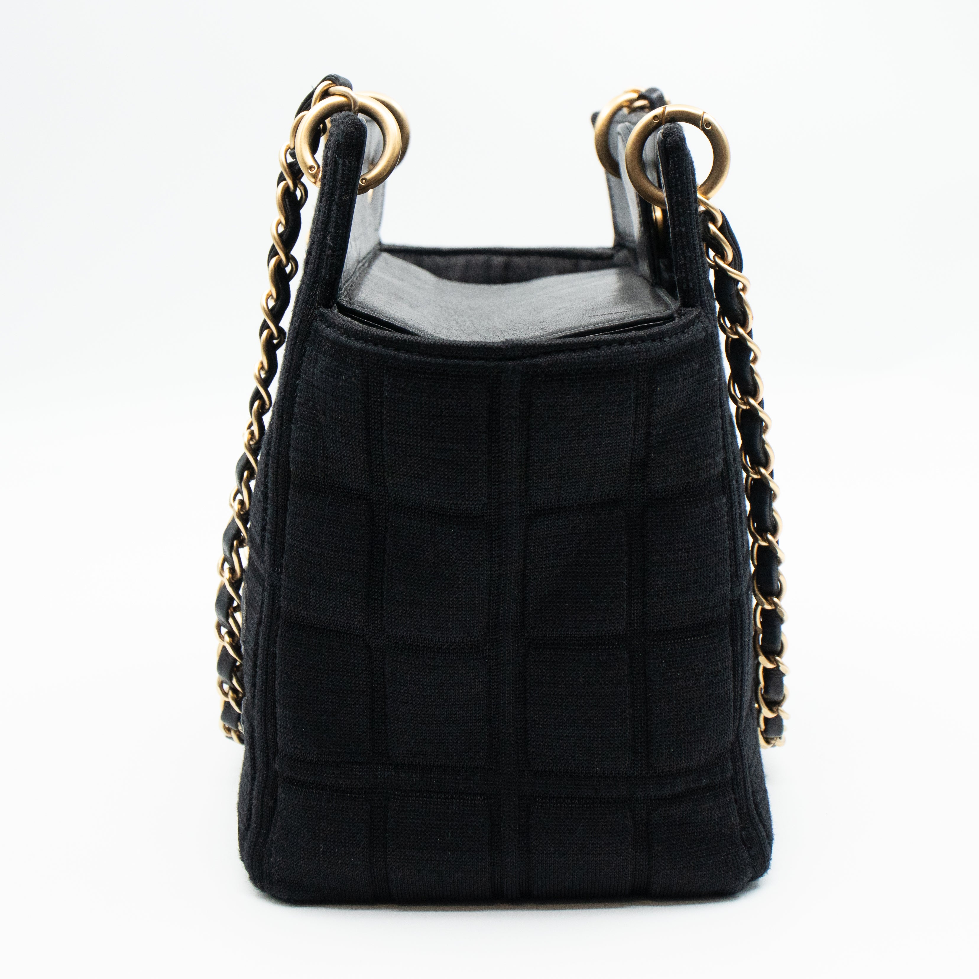 Rise-On Tote Chocolate Bar Black Cotton