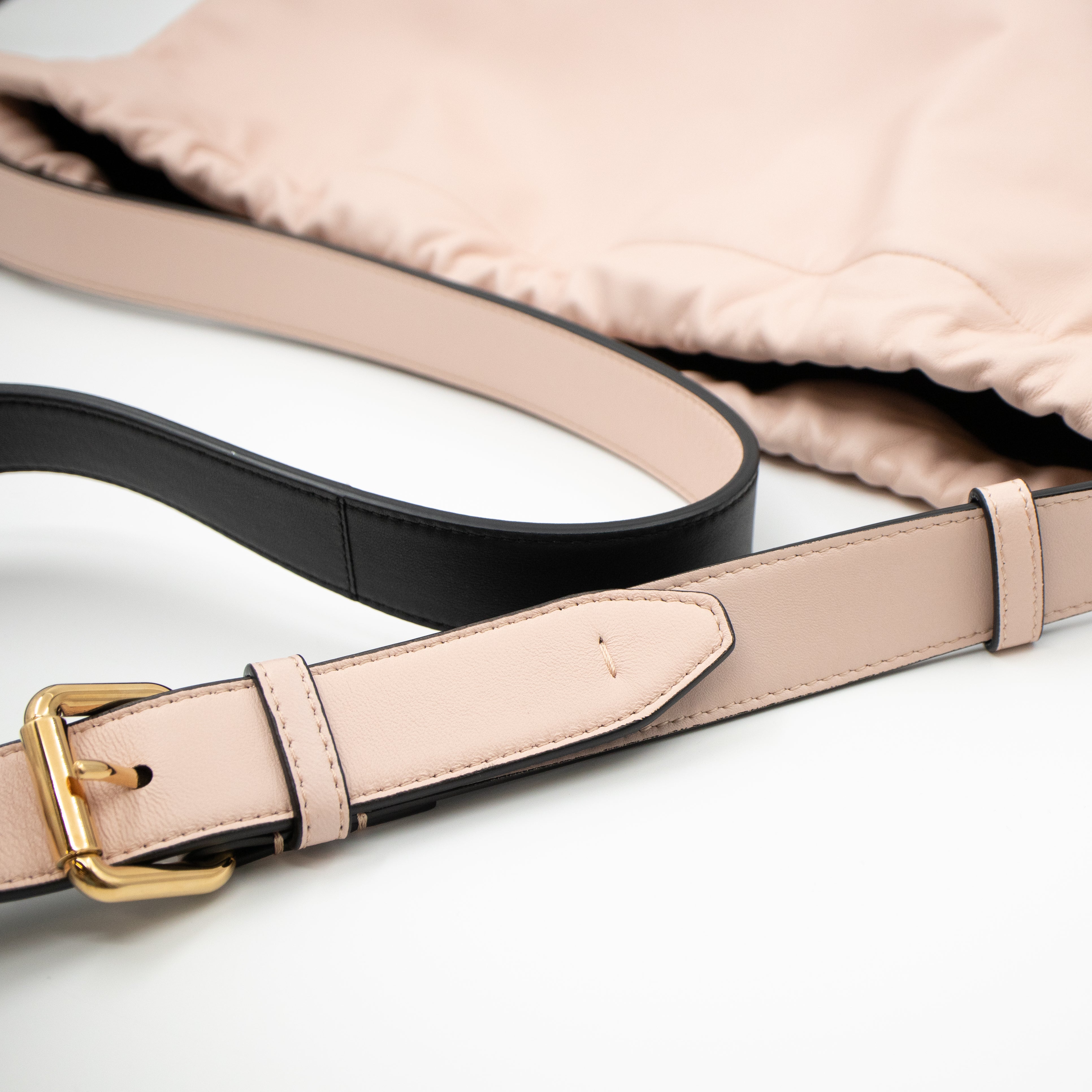 Fendi Pack Pouch Medium Light Pink Leather