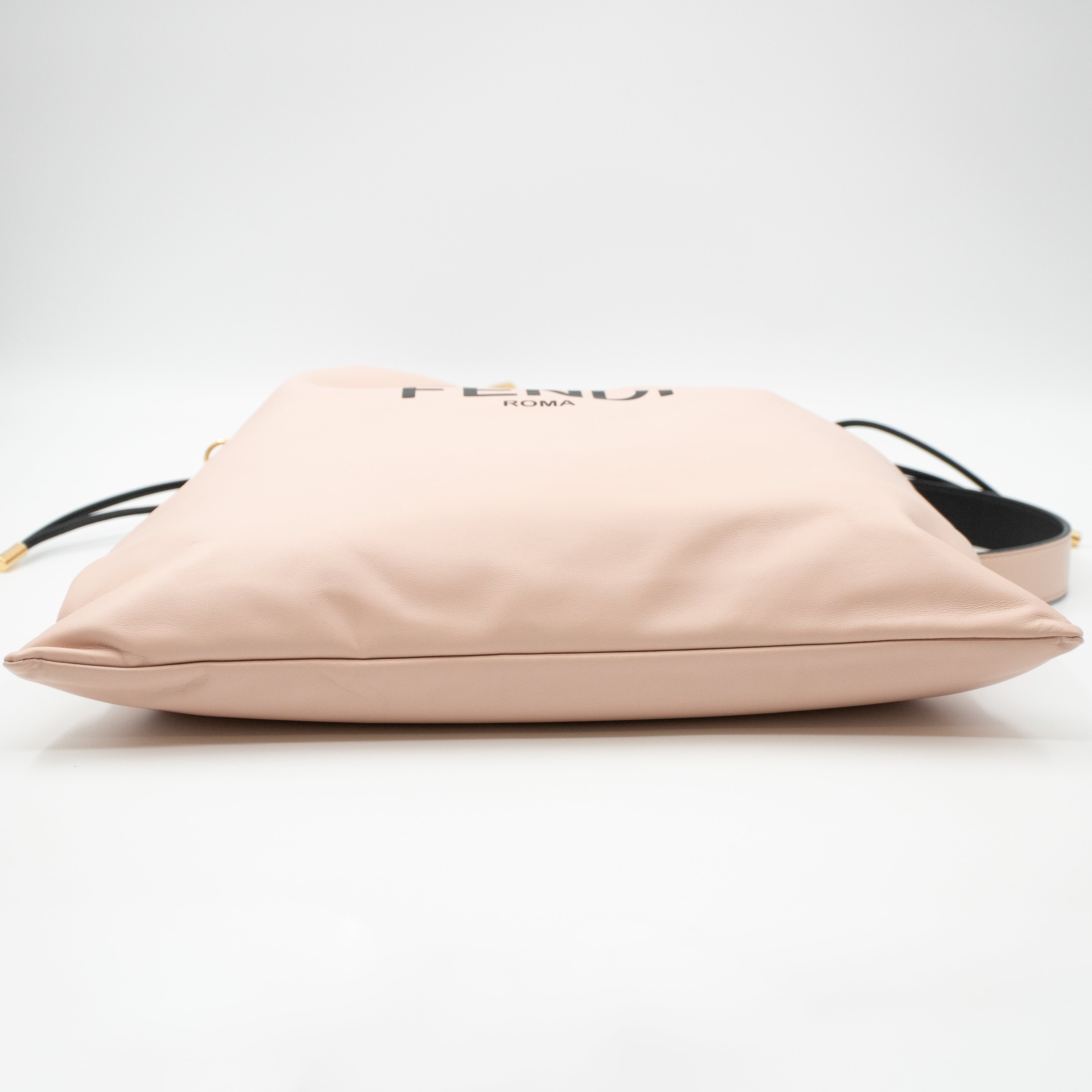 Fendi Pack Pouch Medium Light Pink Leather