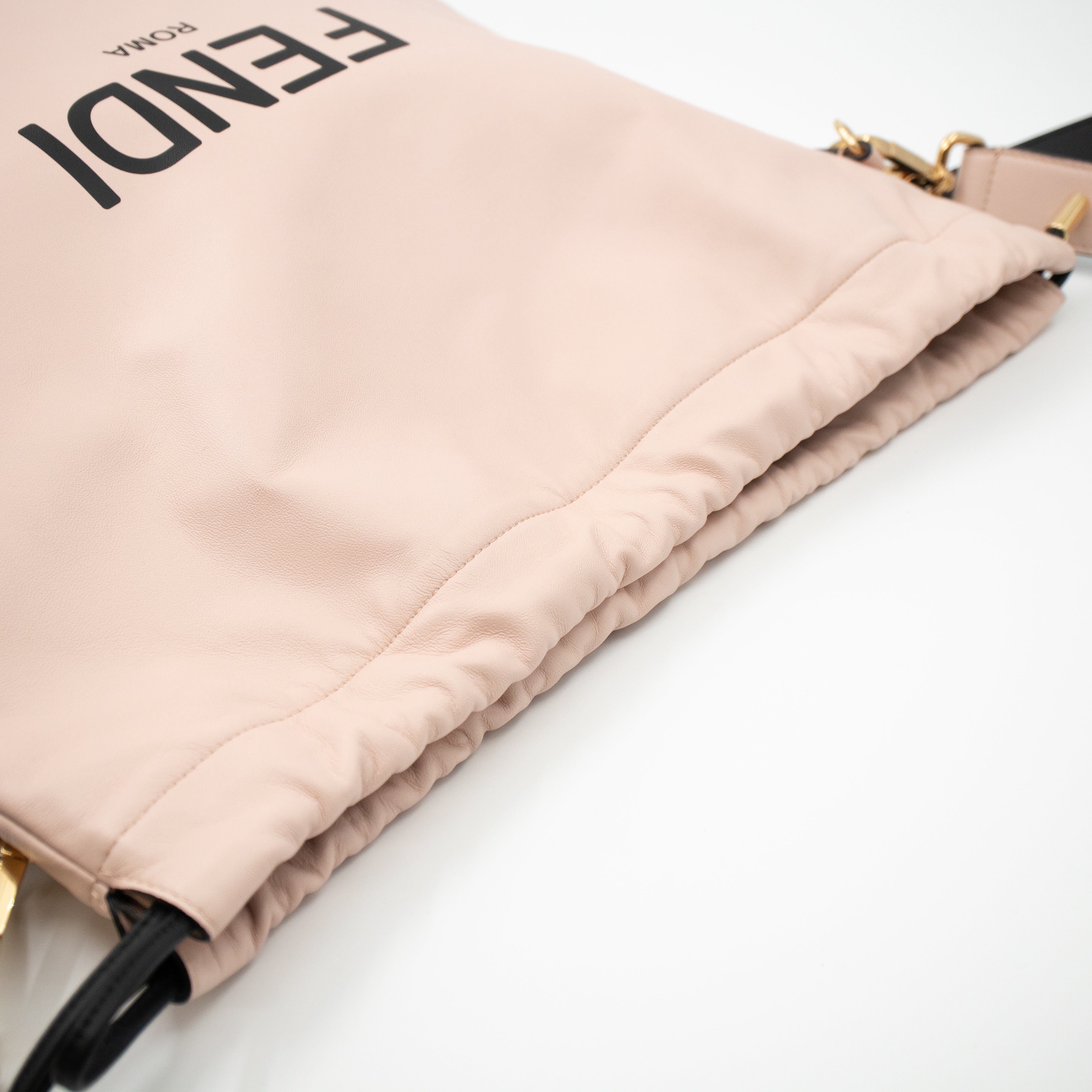 Fendi Pack Pouch Medium Light Pink Leather