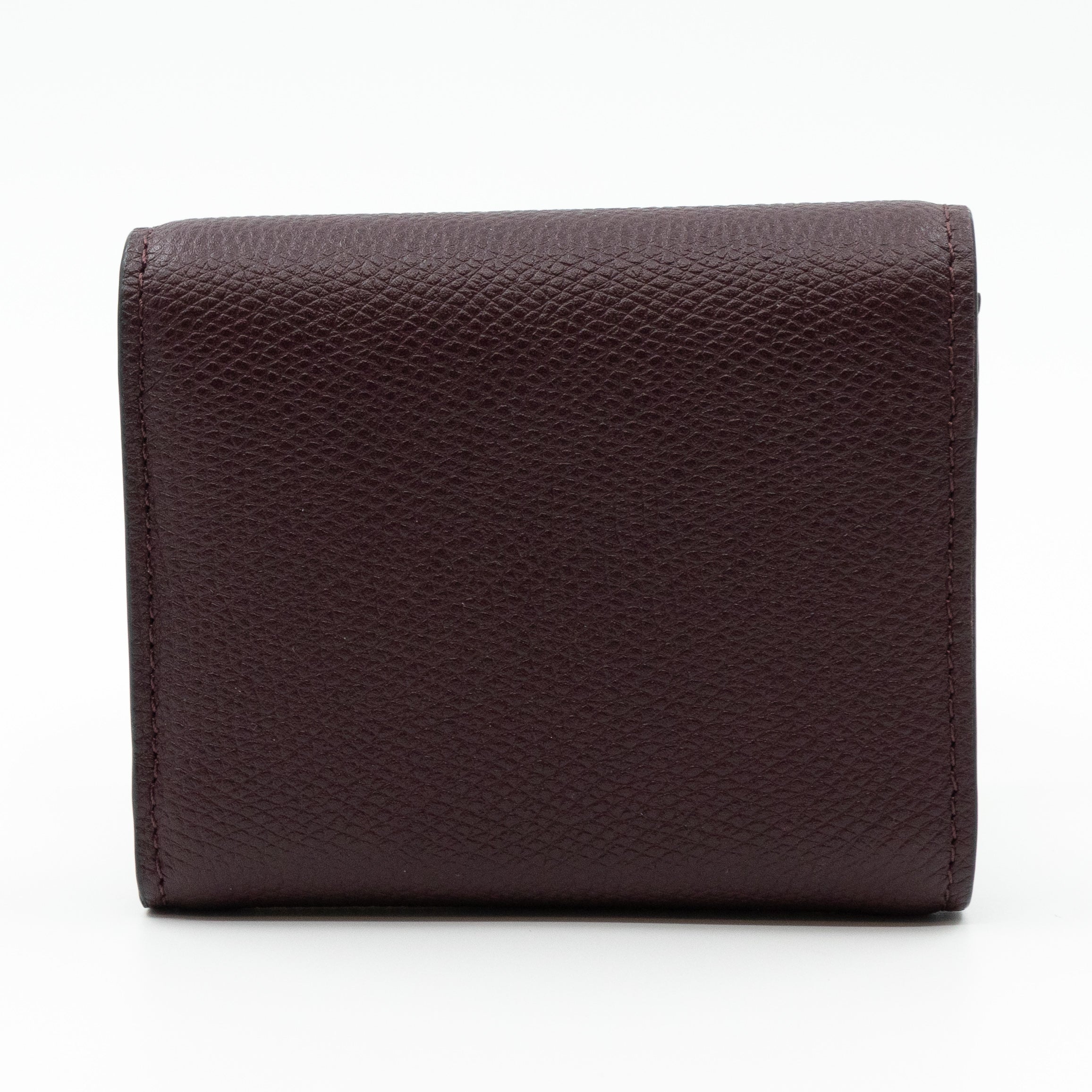 Small VSLING Wallet Burgundy Leather