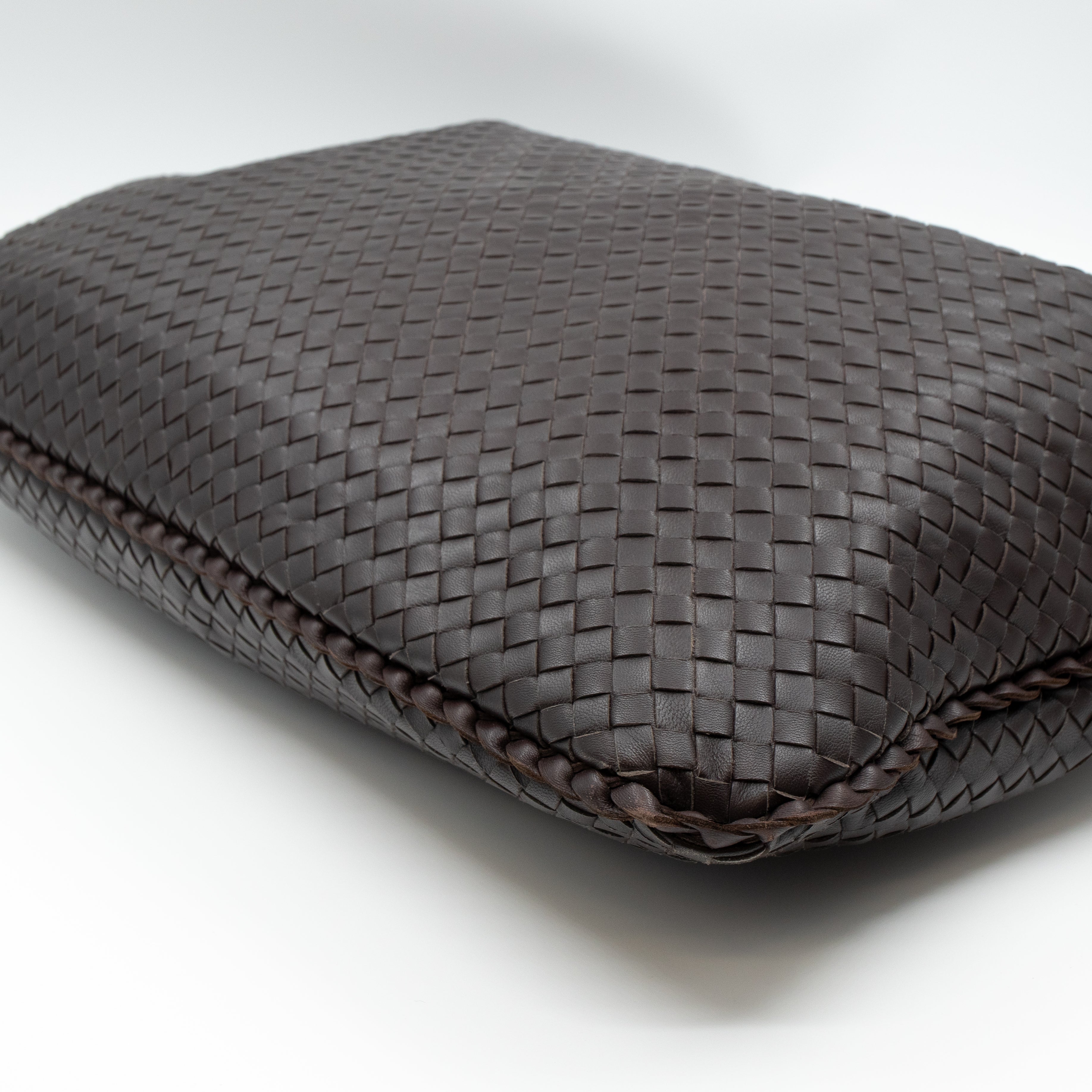 Intrecciato Veneta Hobo Bag Brown