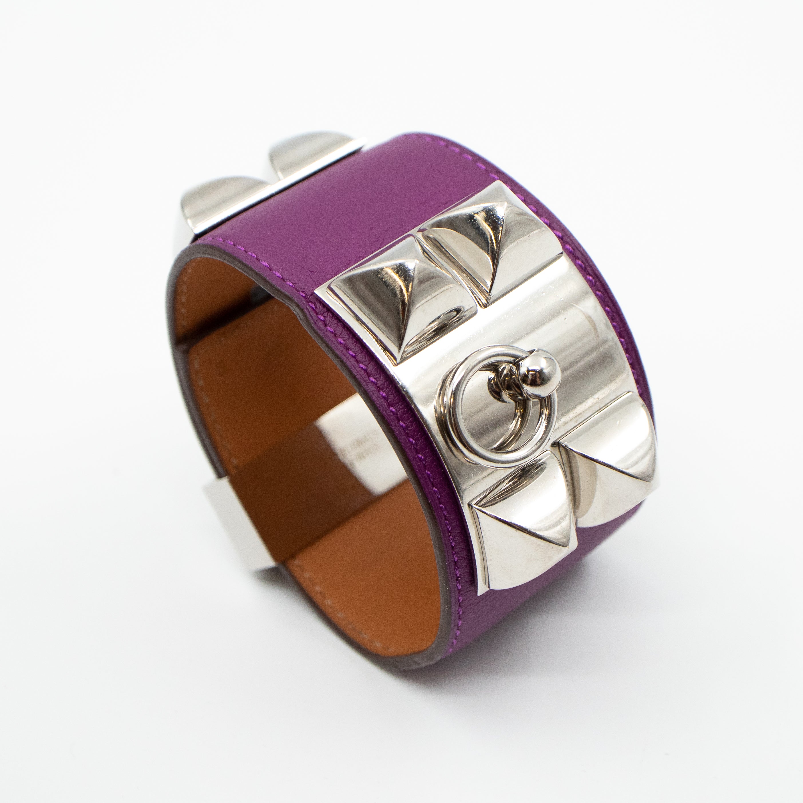 Collier de Chien Silver Purple Bracelet