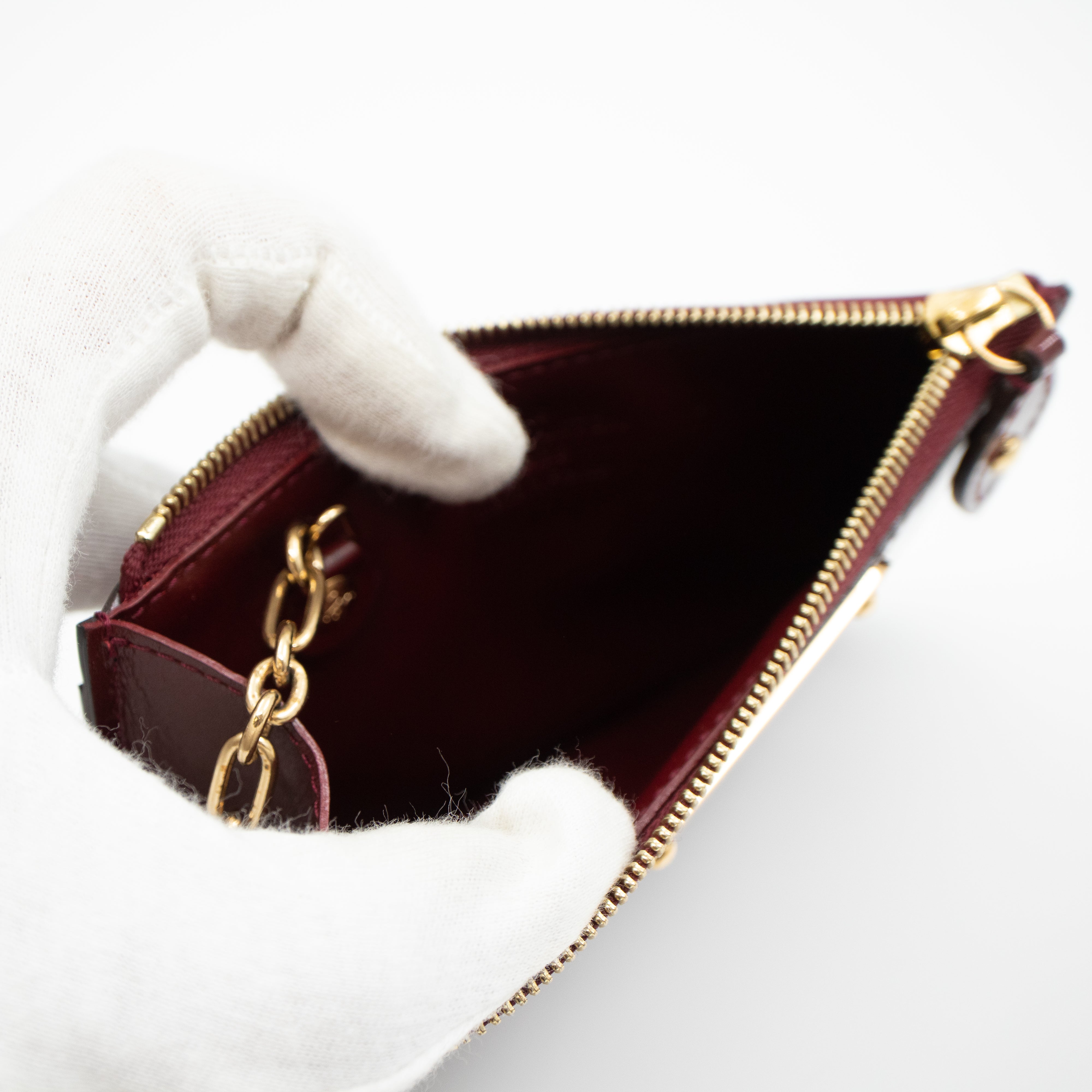 Key Pouch Vernis Rouge Fauviste