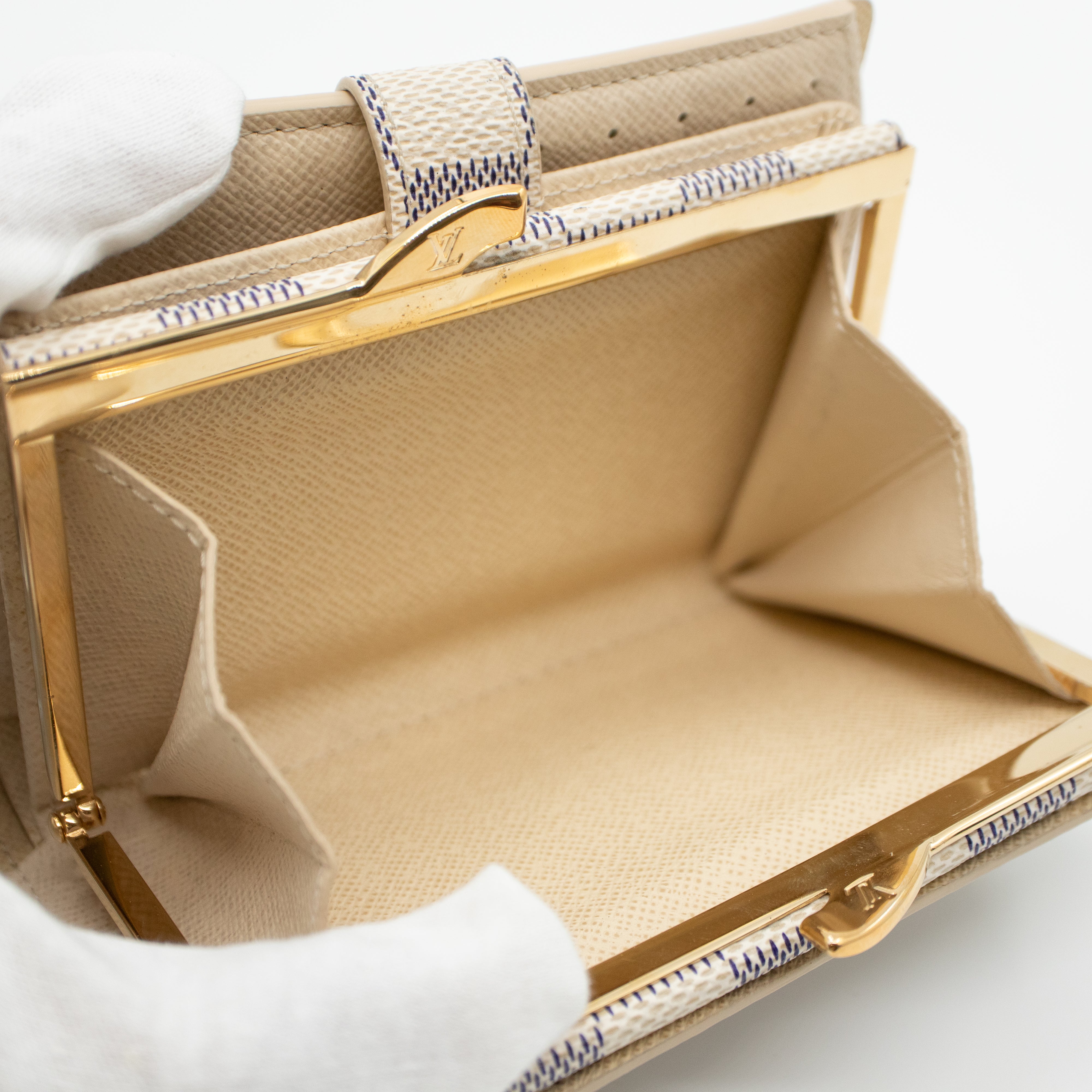 Viennois Wallet Damier Azur