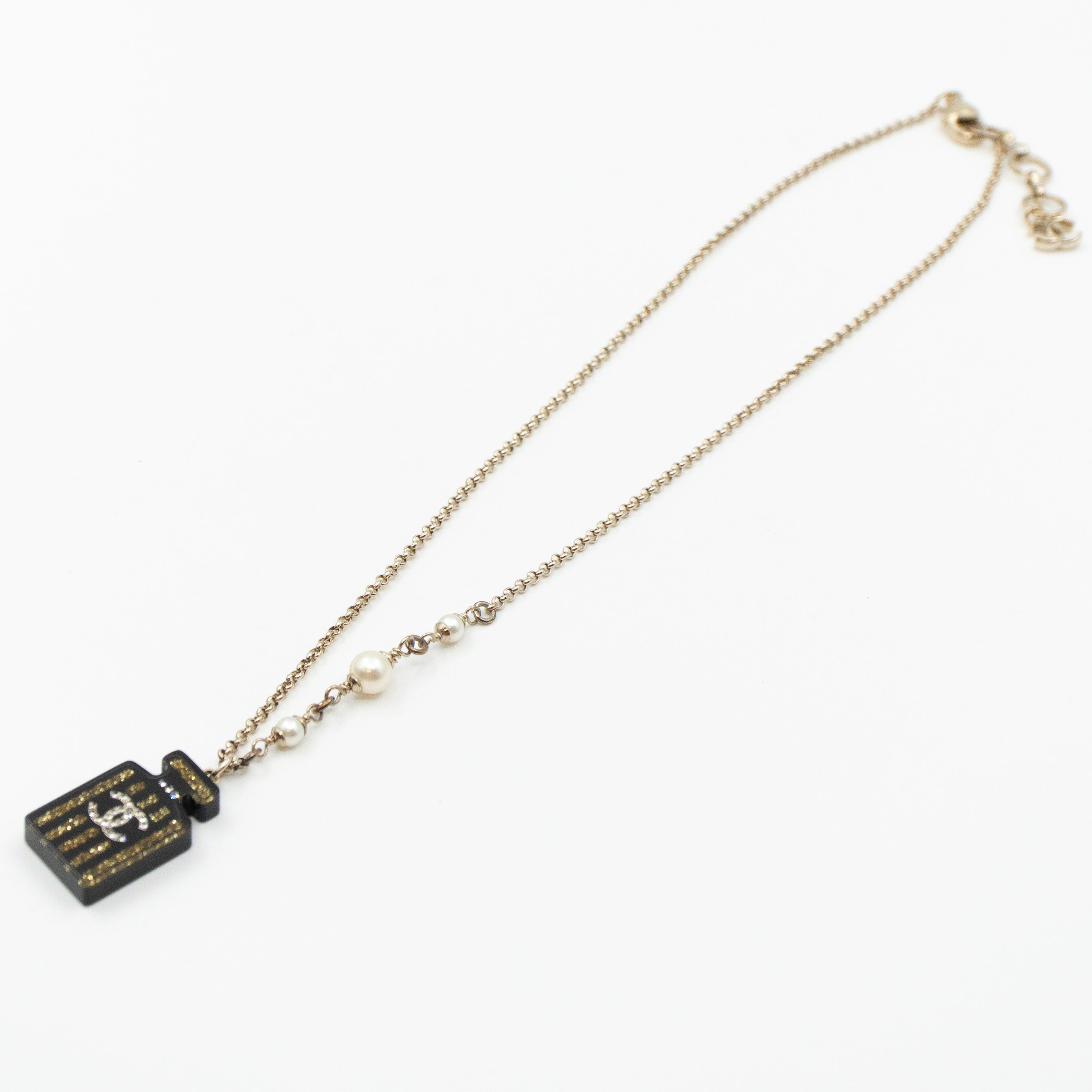 Perfume Bottle Pendant Necklace