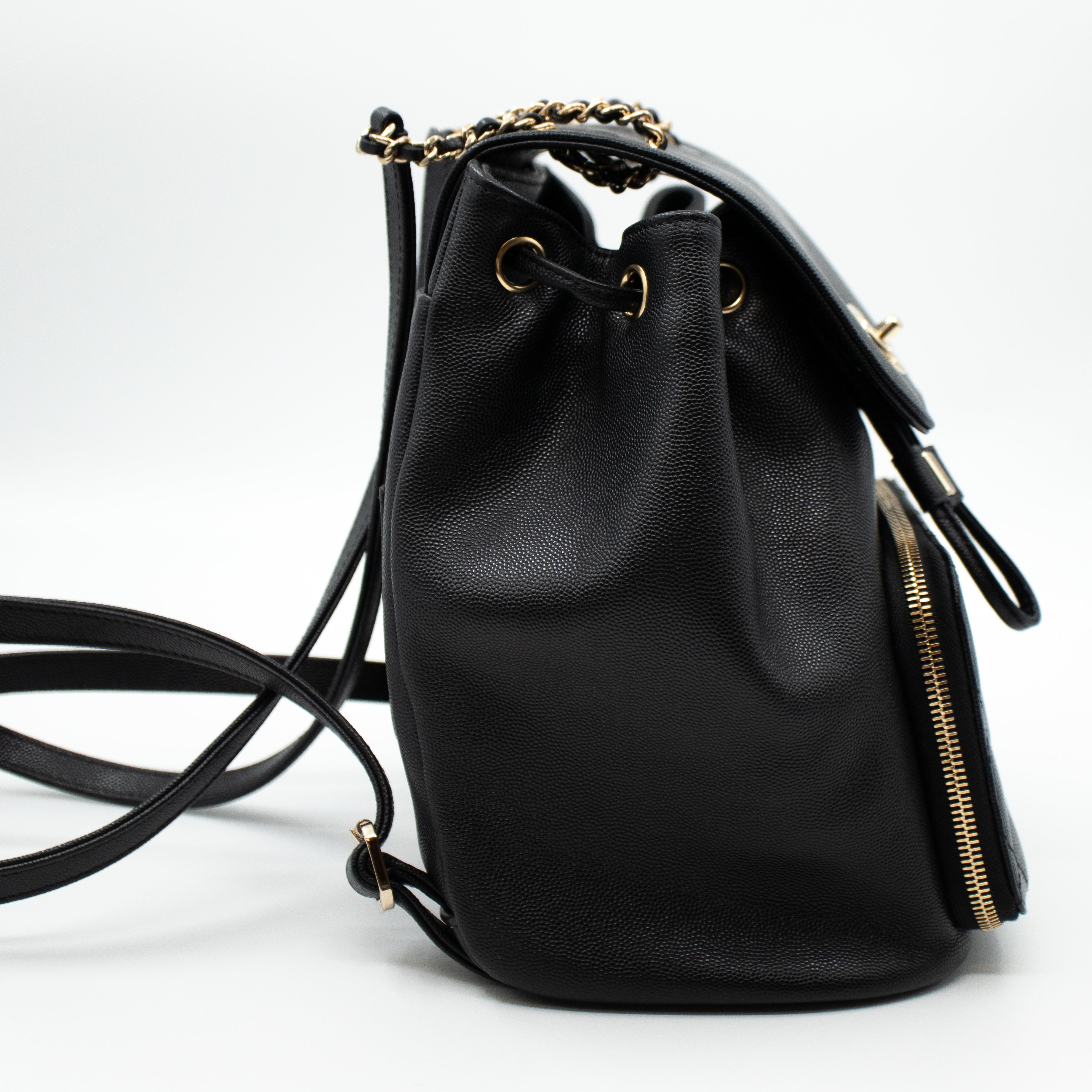 Business Affinity Backpack Small Black Caviar