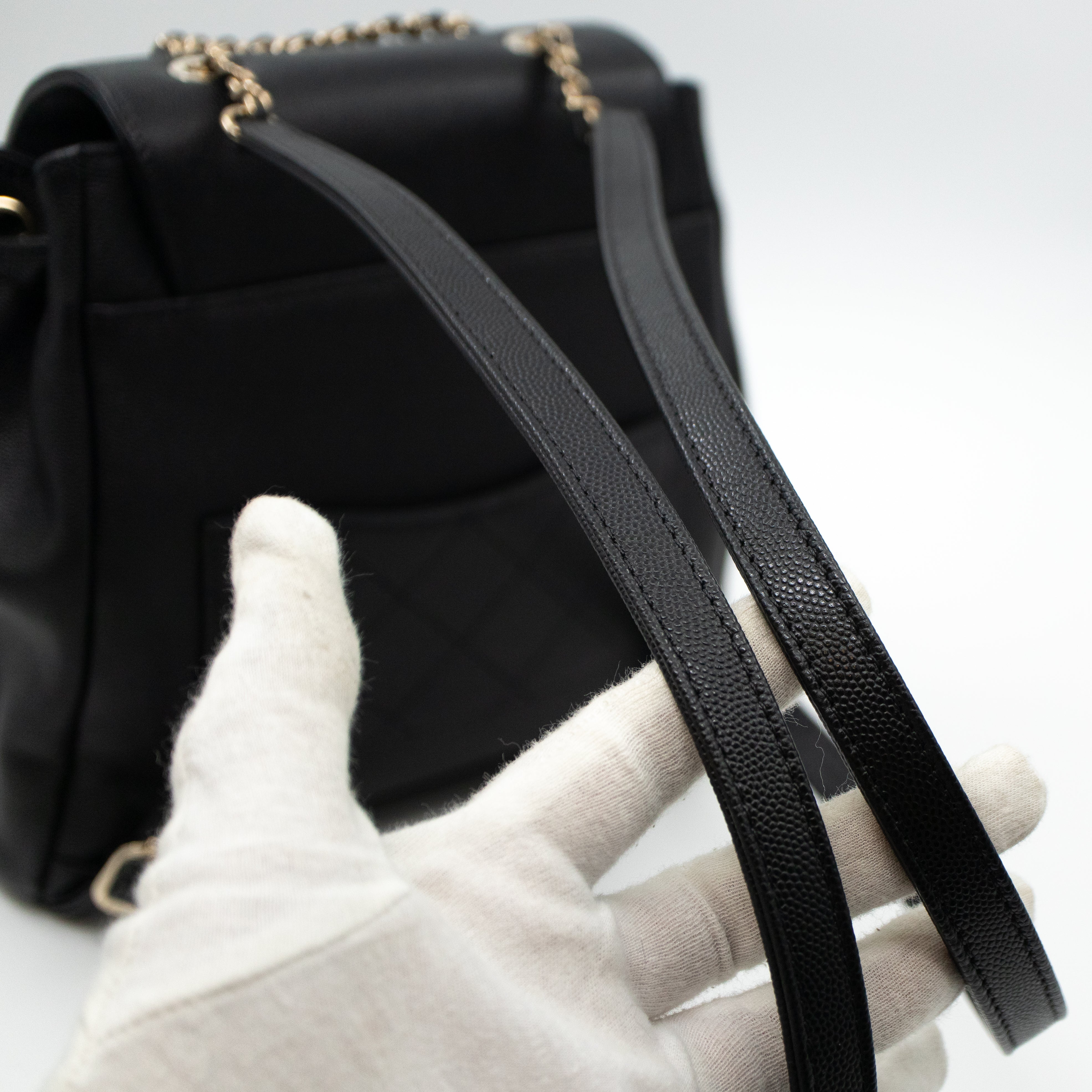 Business Affinity Backpack Small Black Caviar