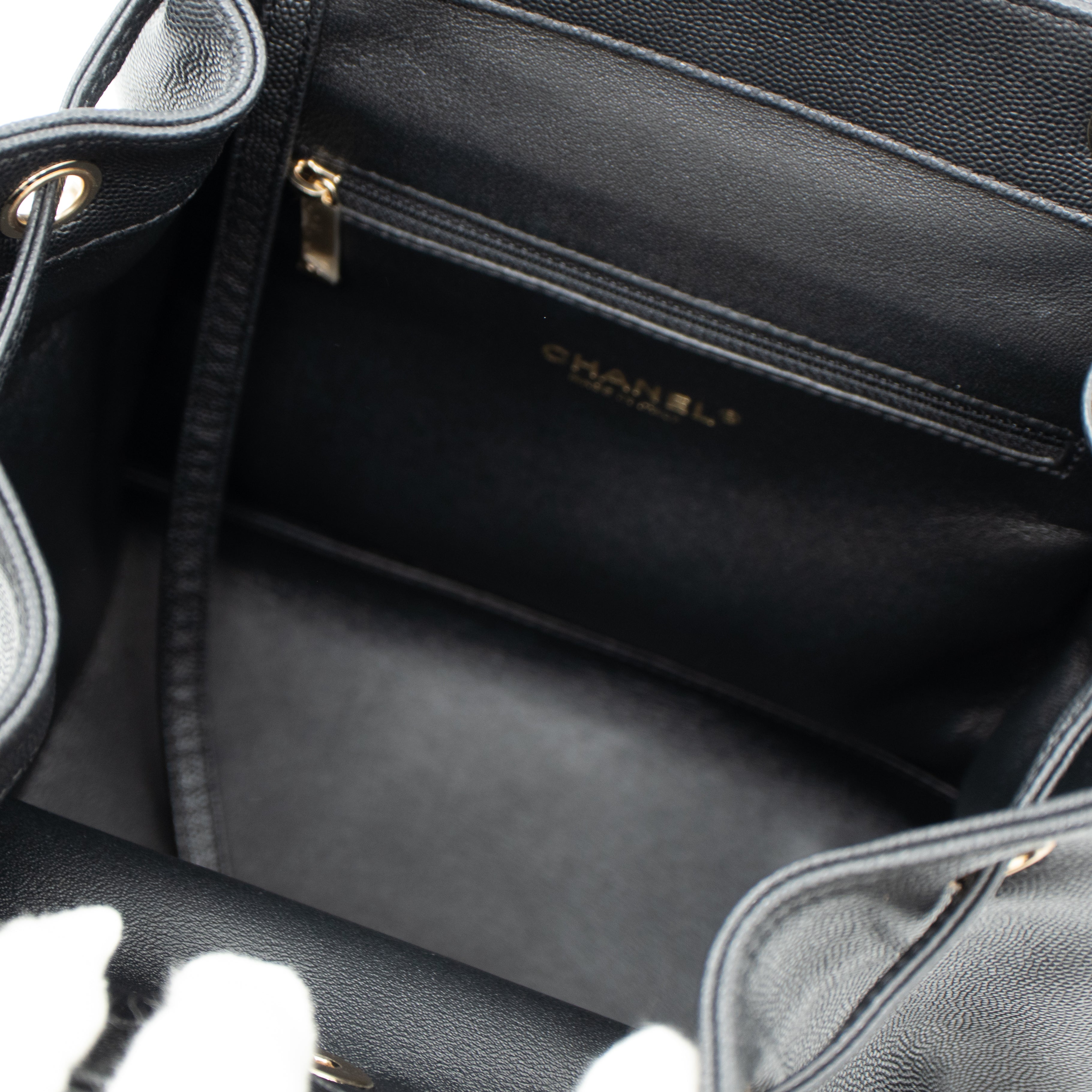 Business Affinity Backpack Small Black Caviar