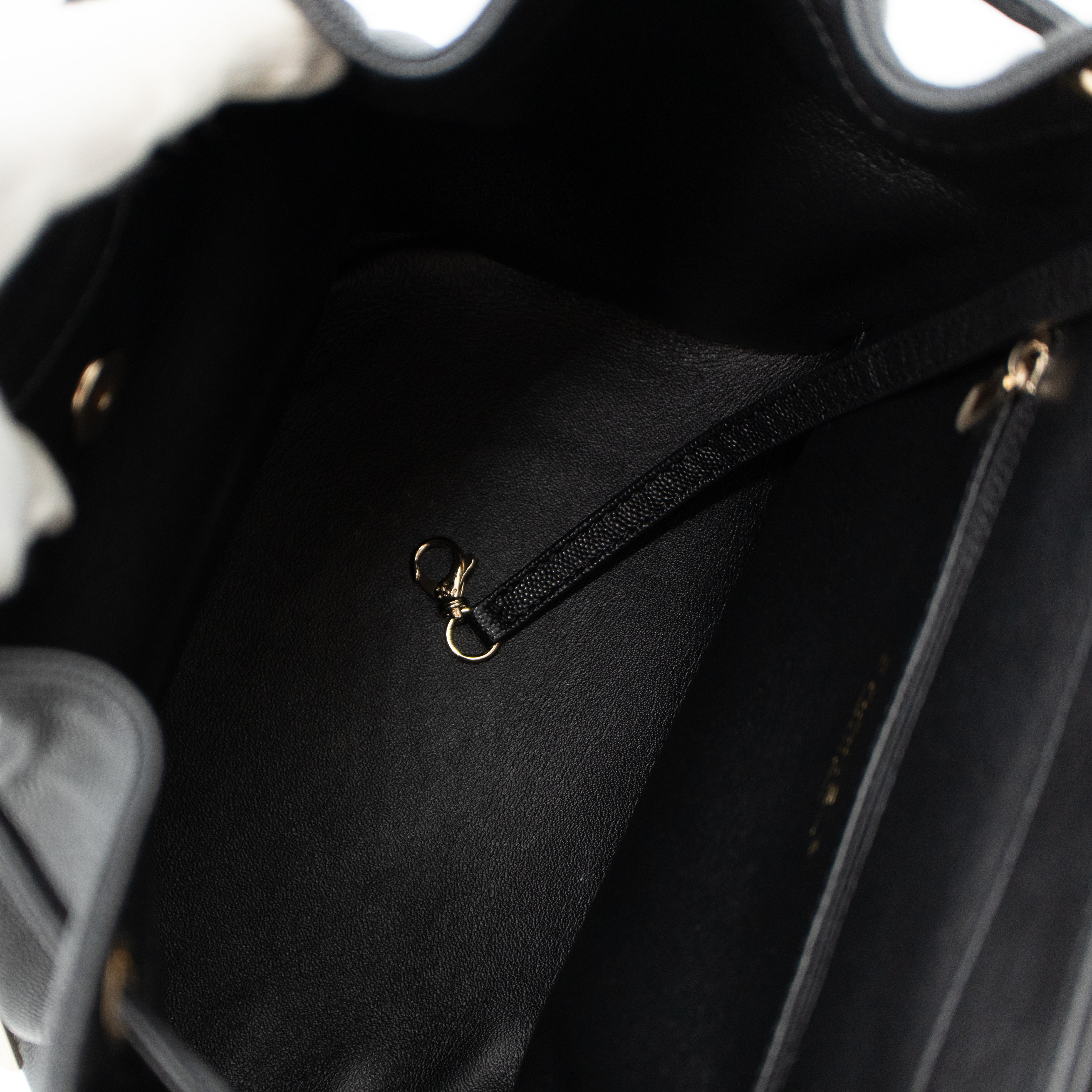 Business Affinity Backpack Small Black Caviar