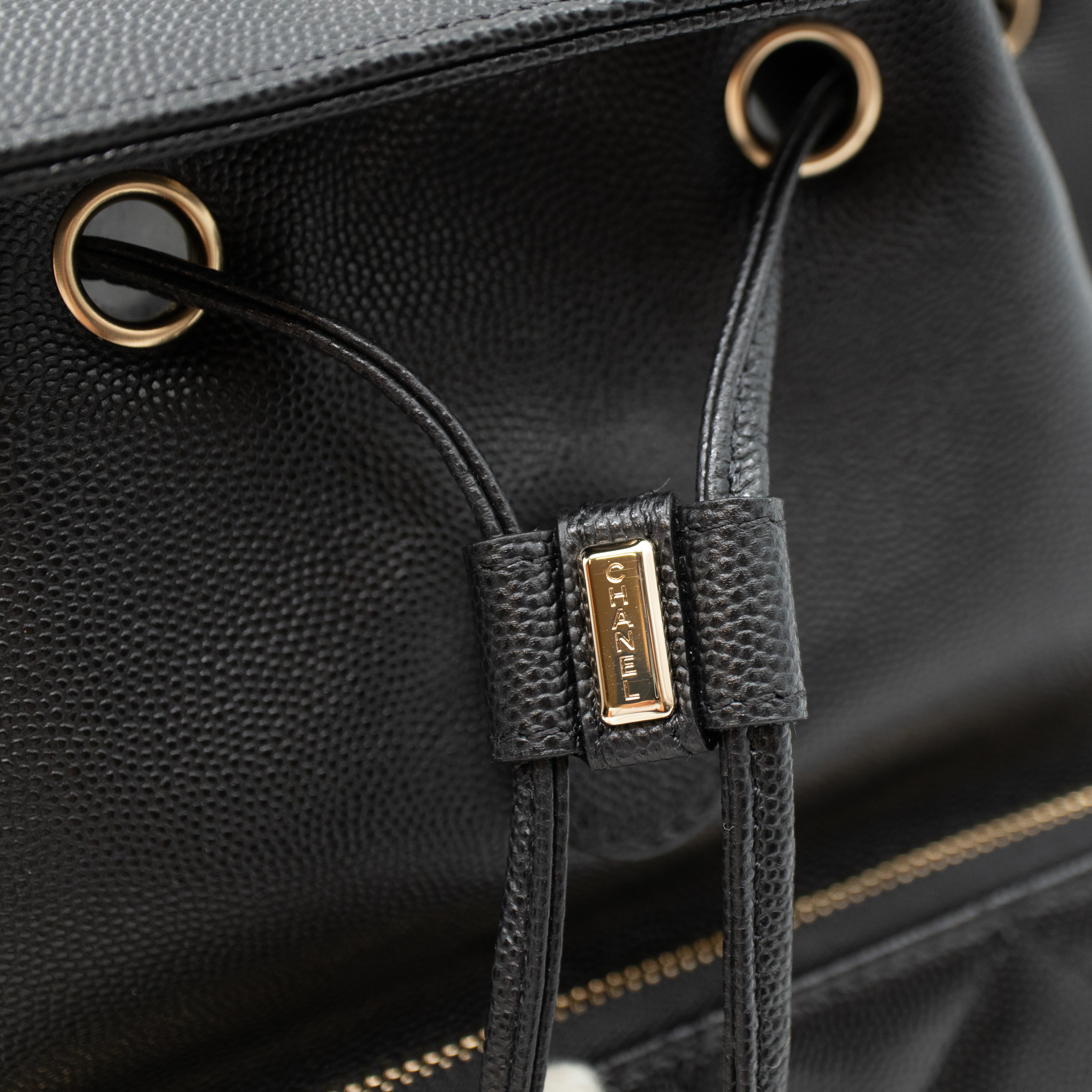 Business Affinity Backpack Small Black Caviar