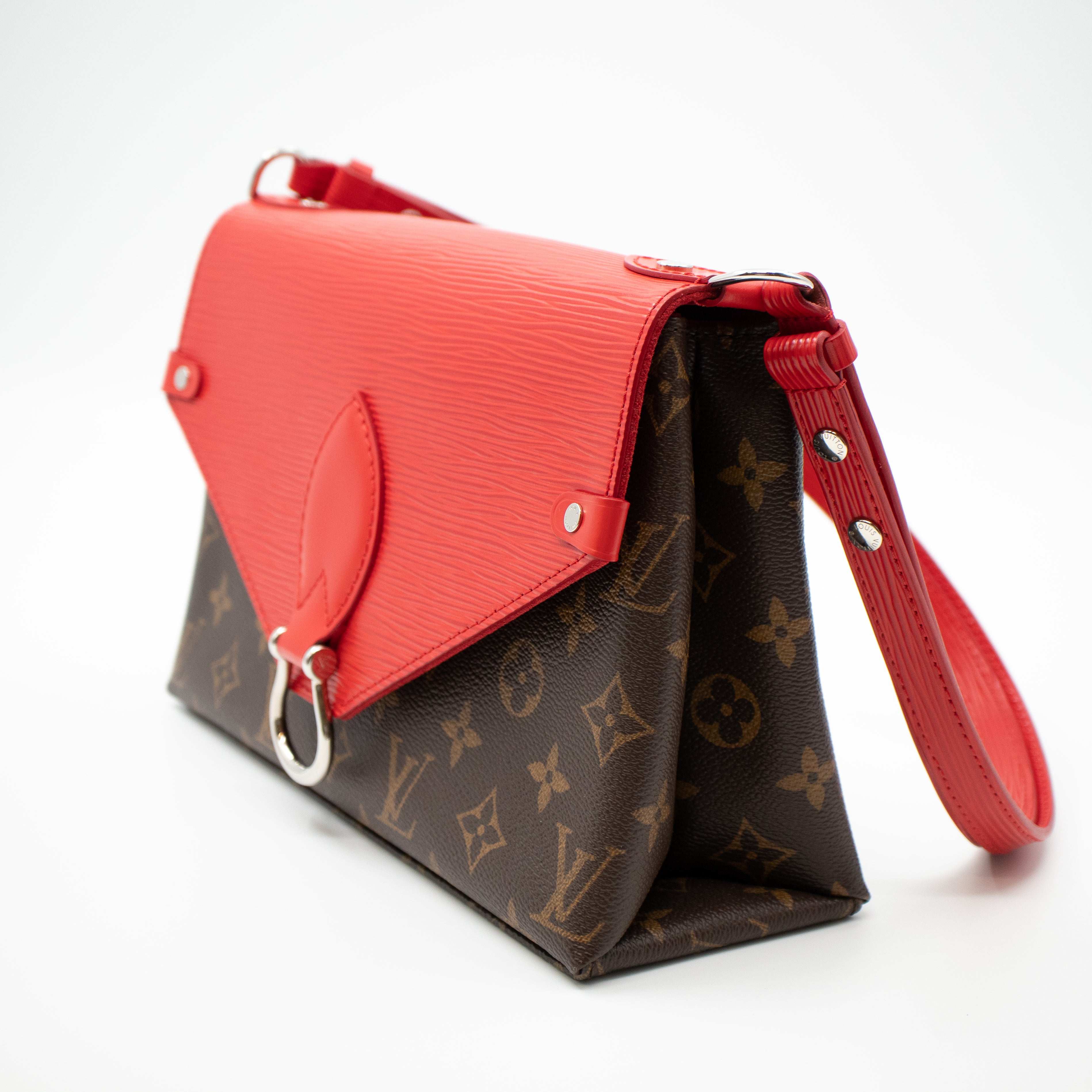 Saint Michel Monogram Epi Red