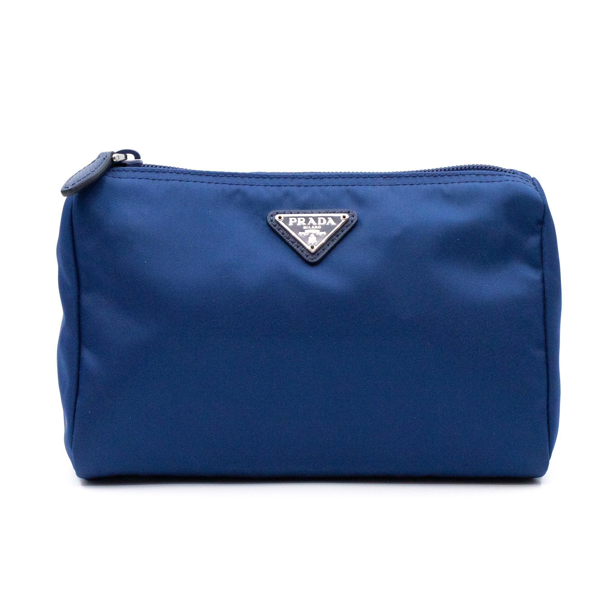 Toiletry Pouch Blue Nylon