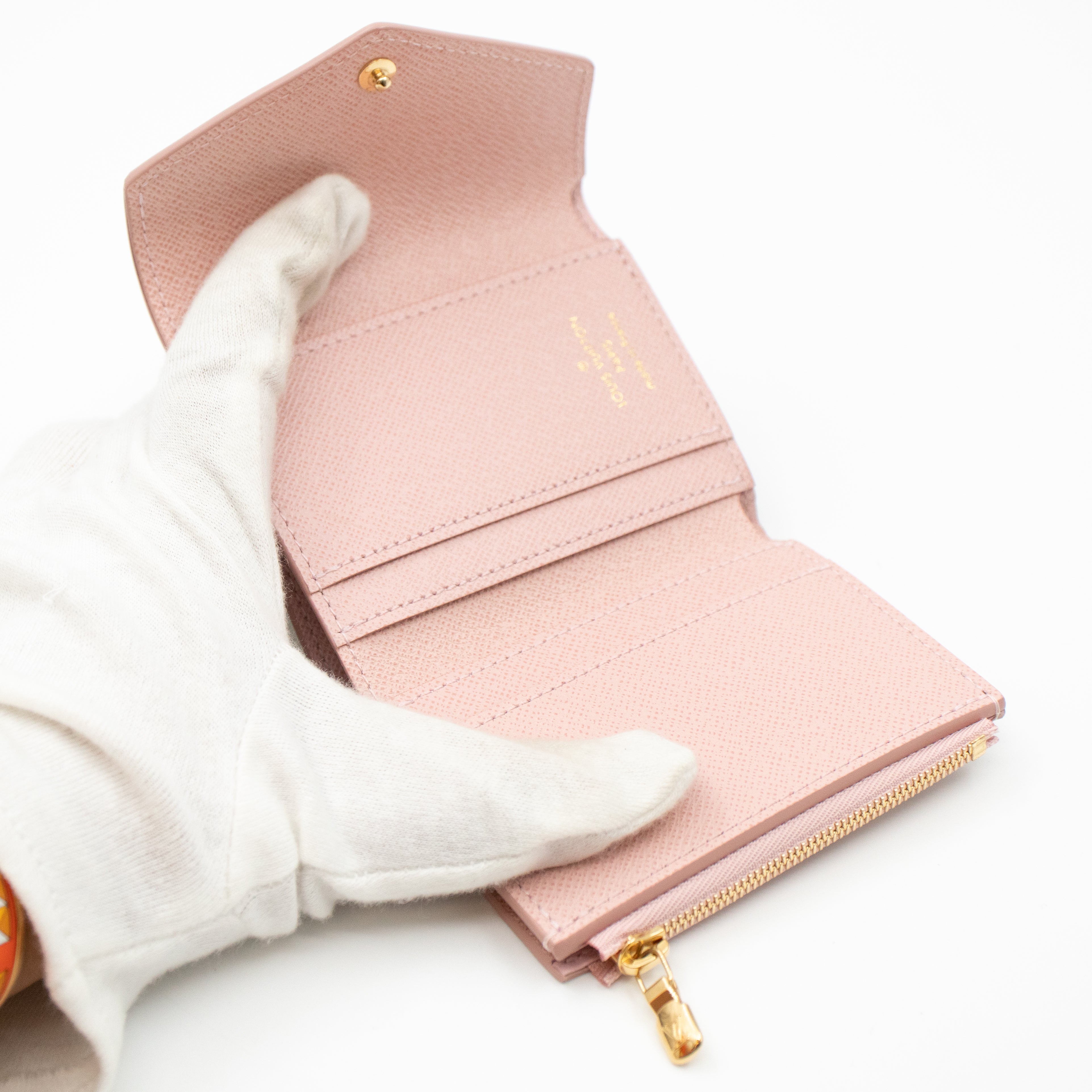 Zoe Wallet Damier Azur
