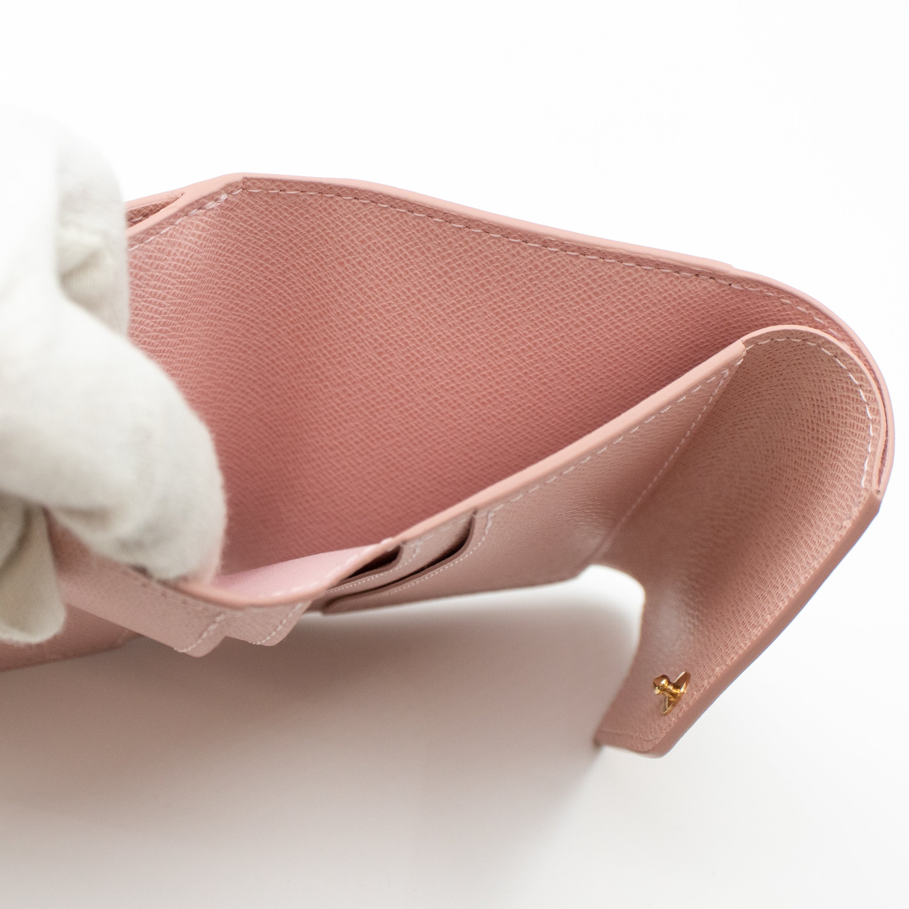 Zoe Wallet Damier Azur