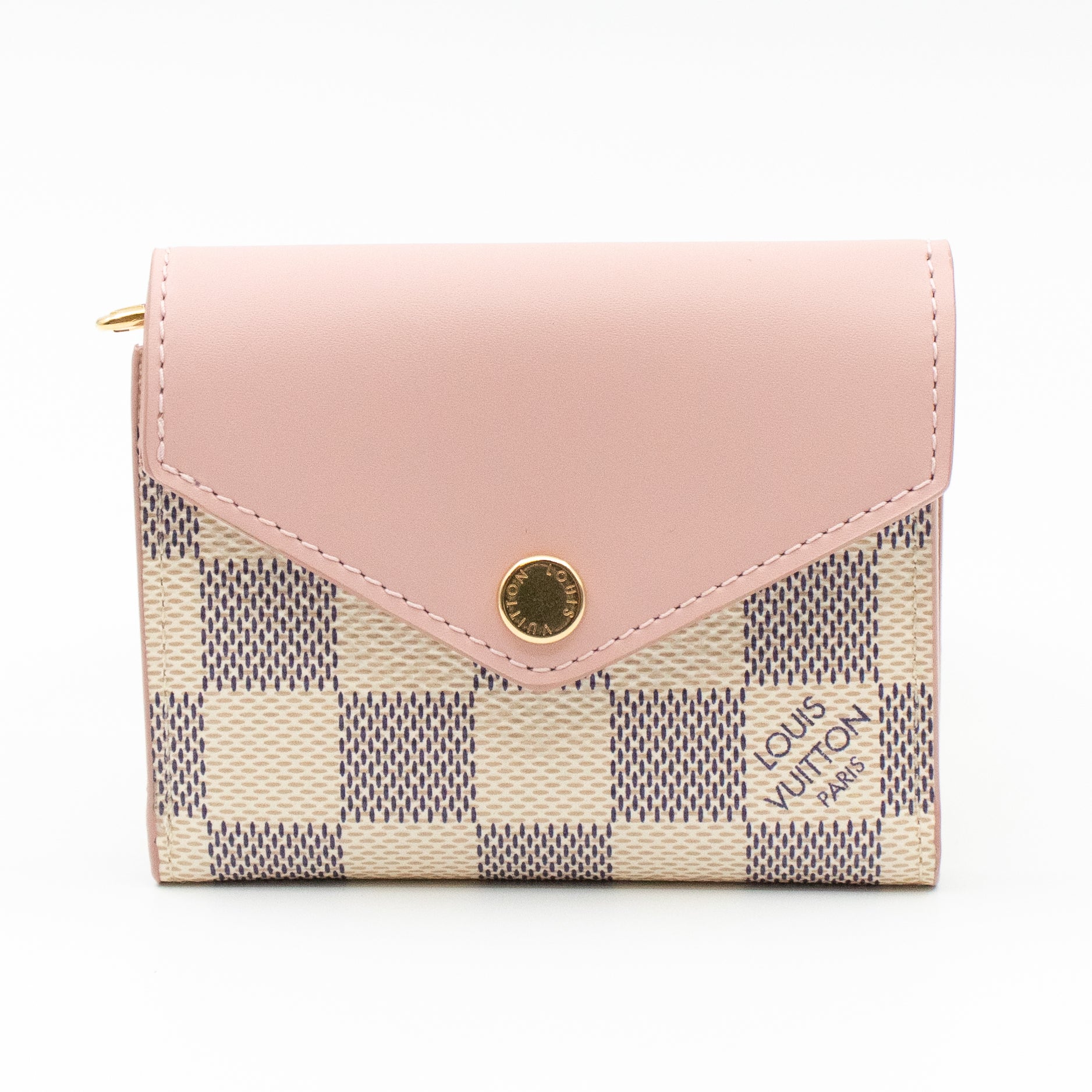 Zoe Wallet Damier Azur