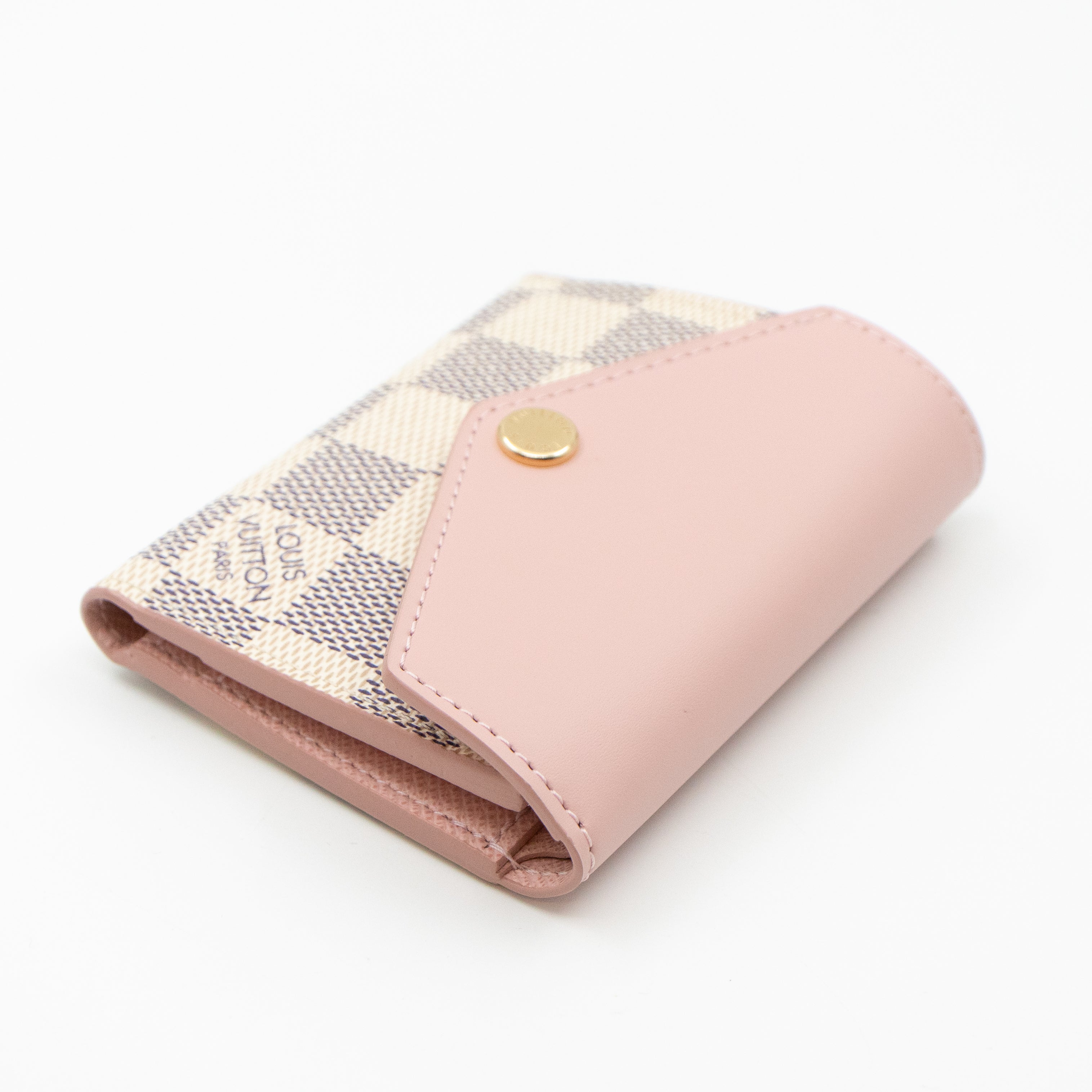Zoe Wallet Damier Azur