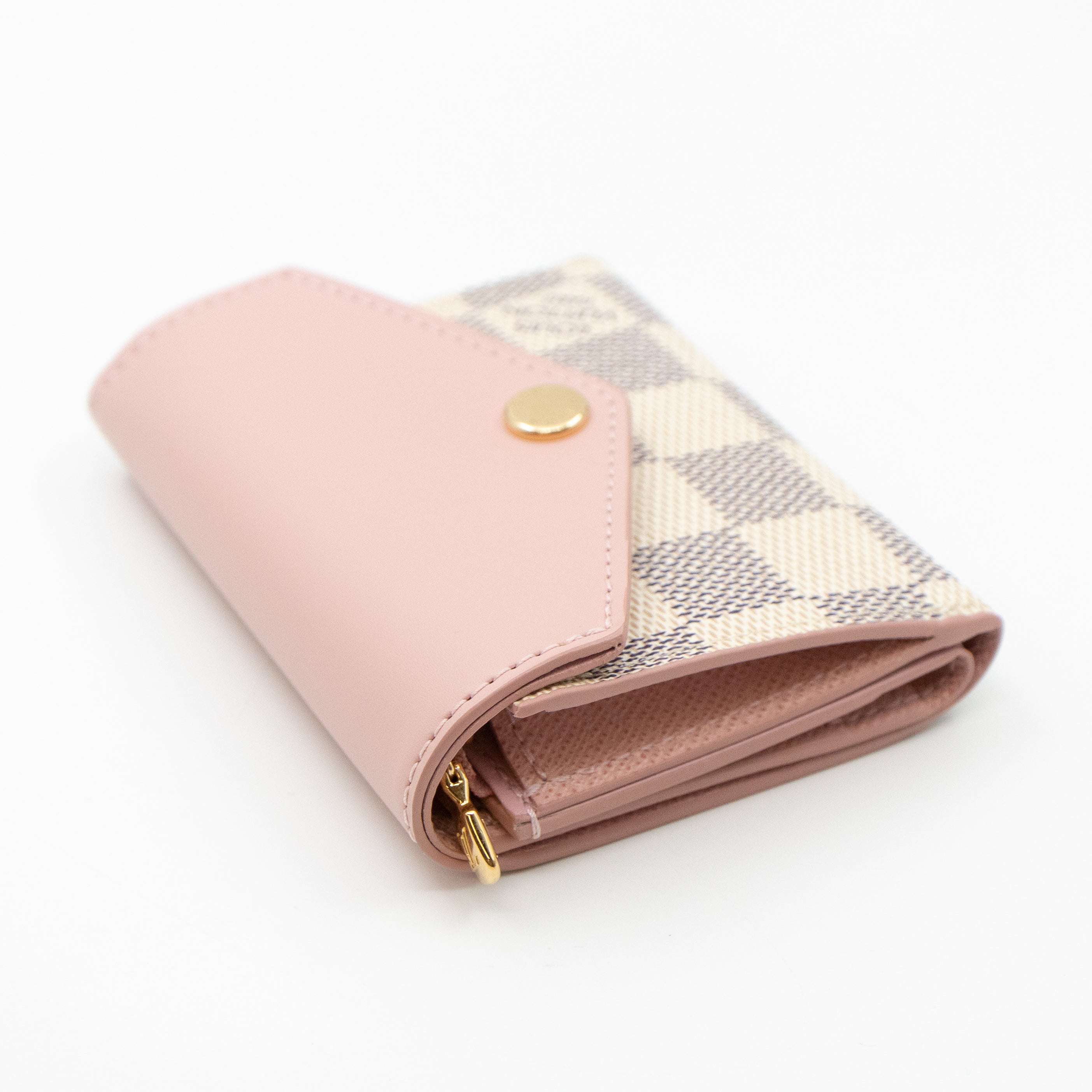 Zoe Wallet Damier Azur