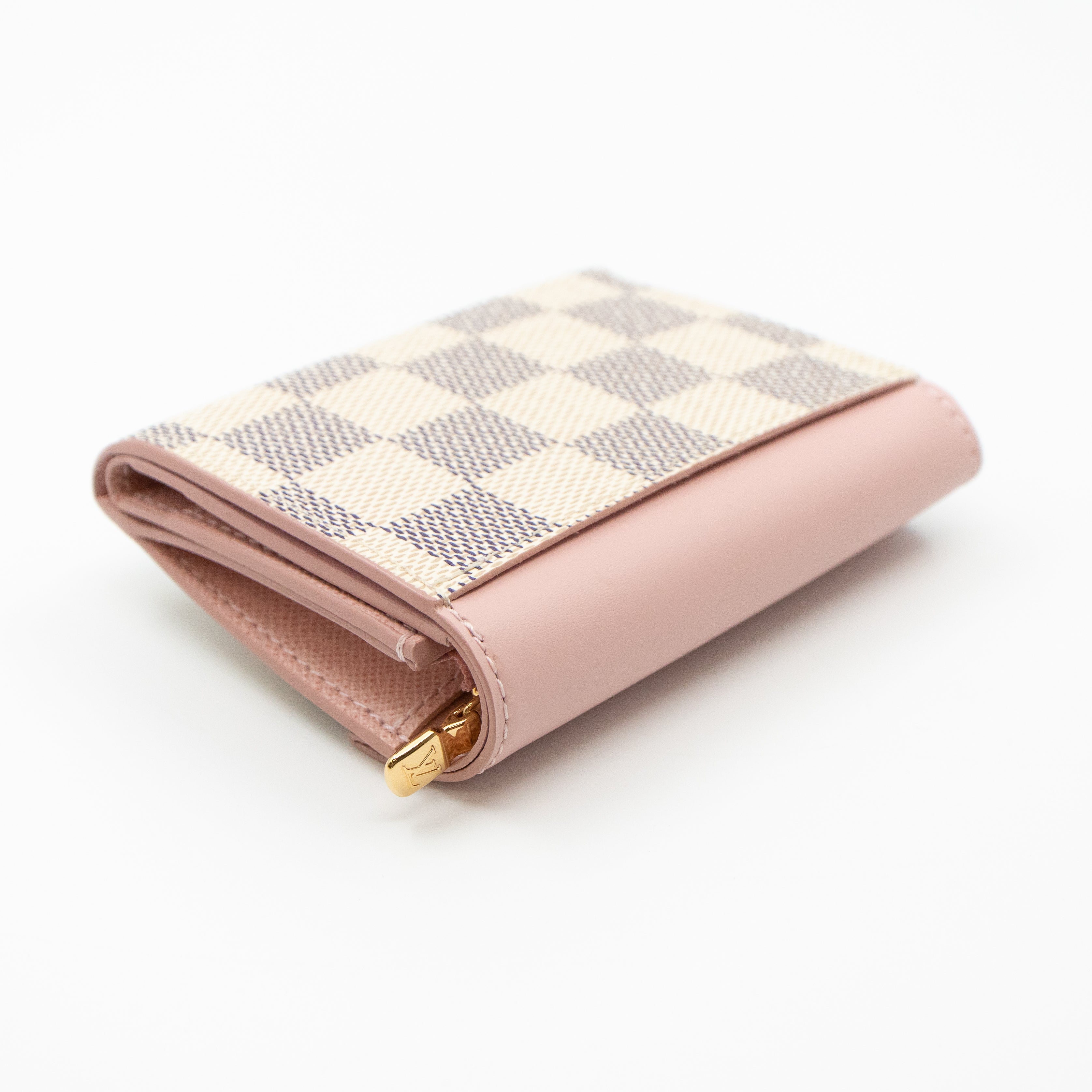 Zoe Wallet Damier Azur