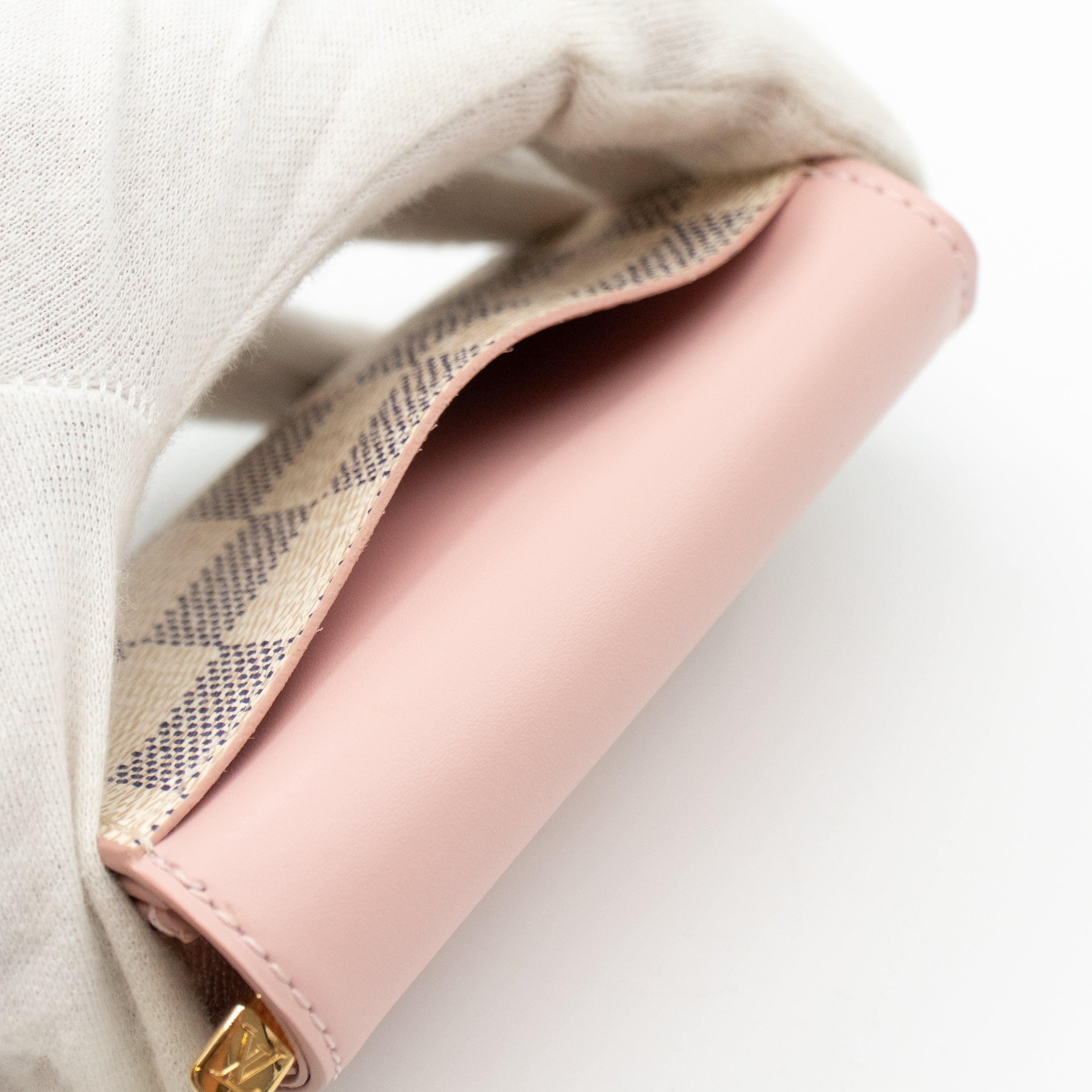 Zoe Wallet Damier Azur