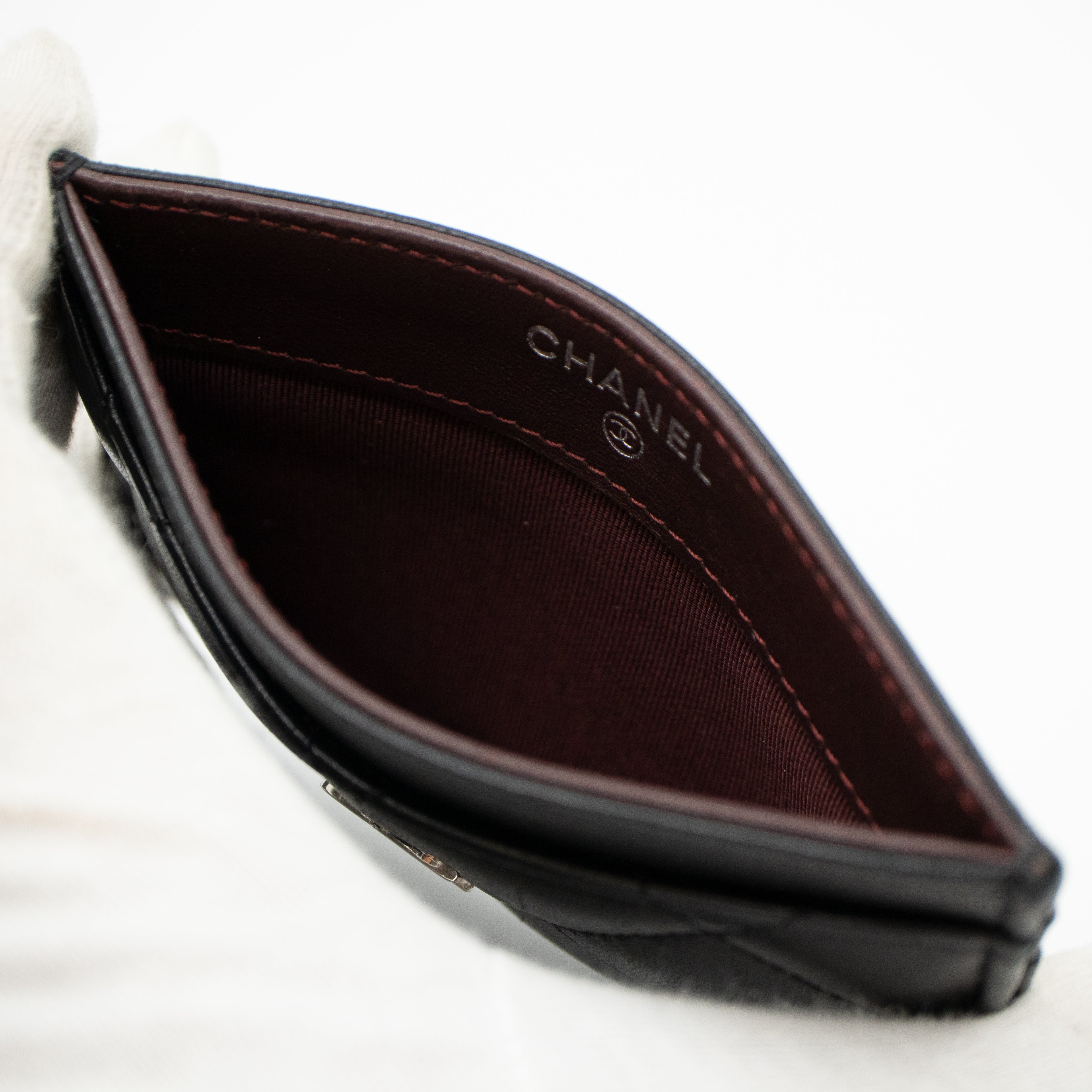 Classic Card Holder Black Leather