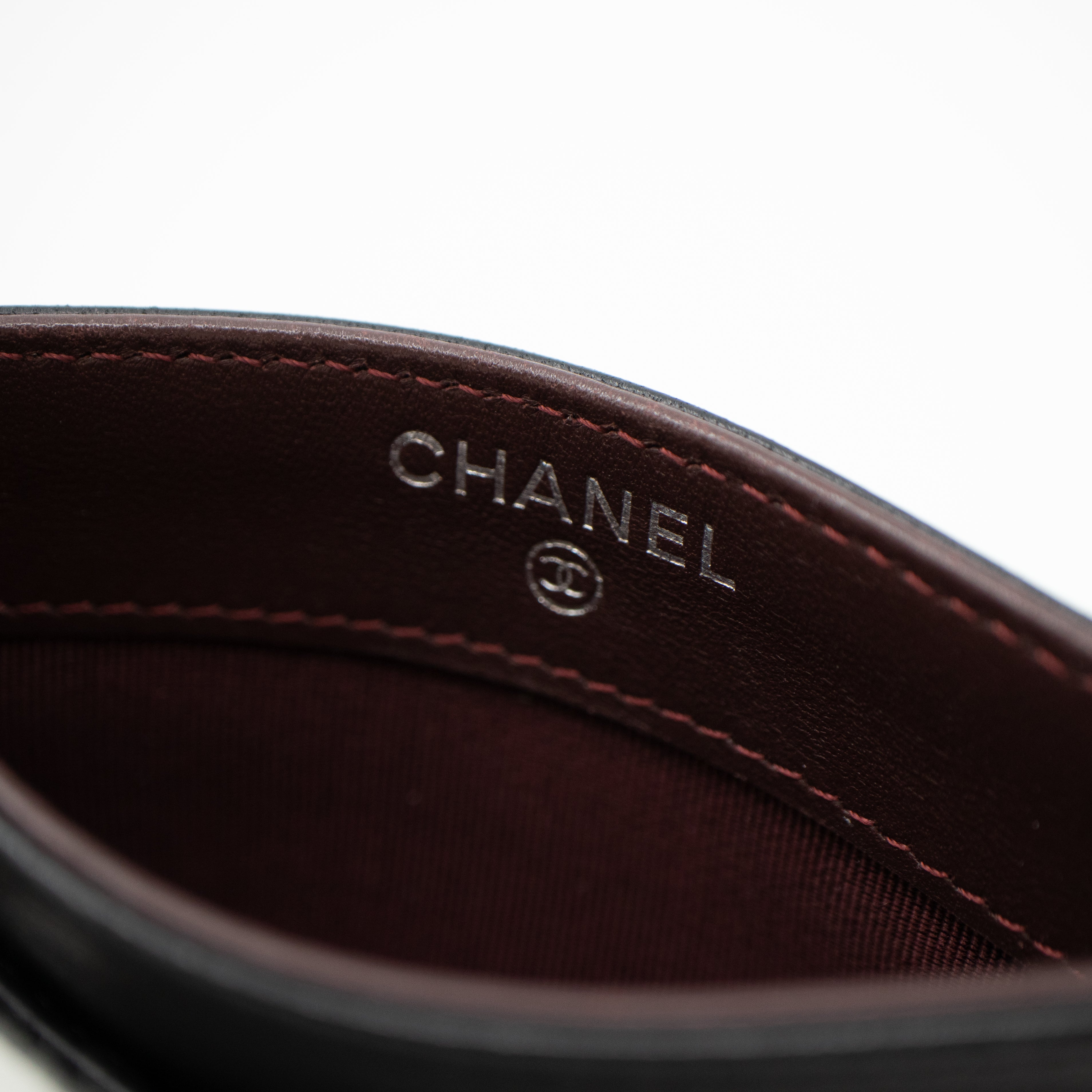 Classic Card Holder Black Leather