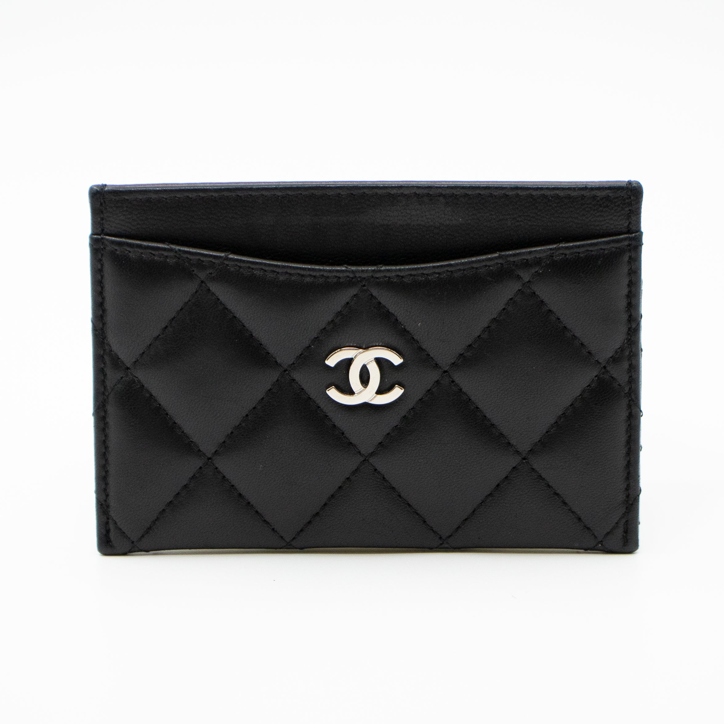 Classic Card Holder Black Leather