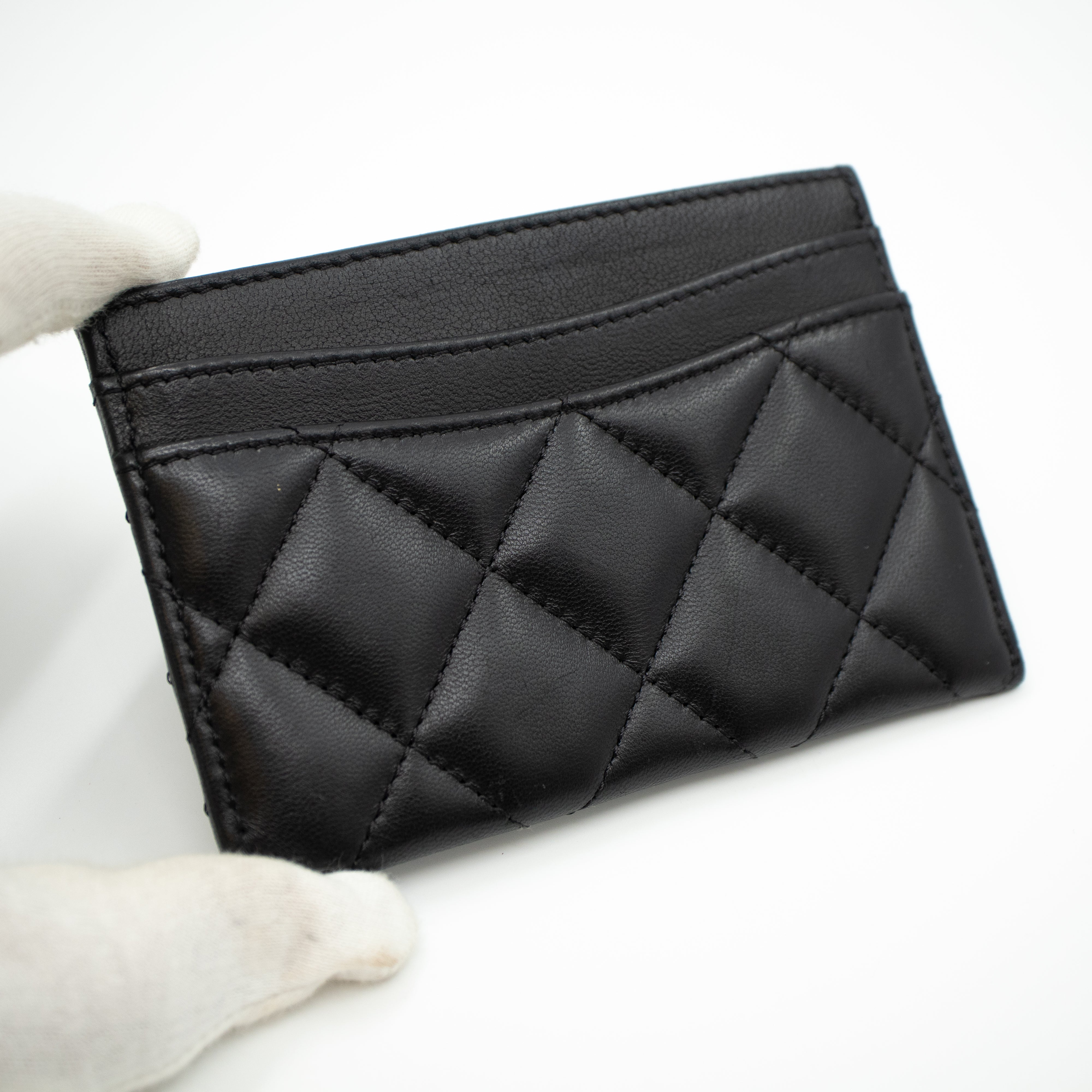 Classic Card Holder Black Leather