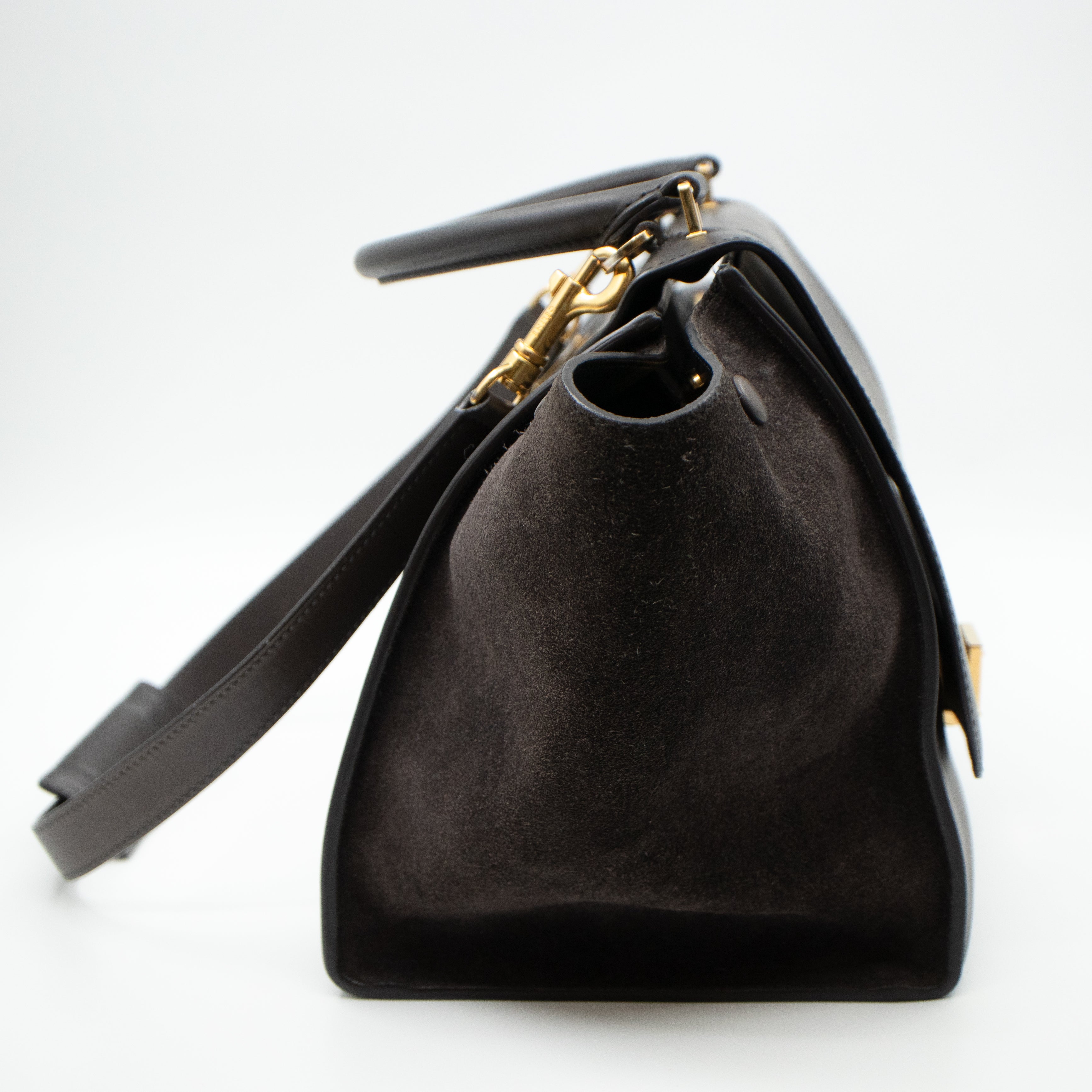 Trapeze Medium Brown & Black