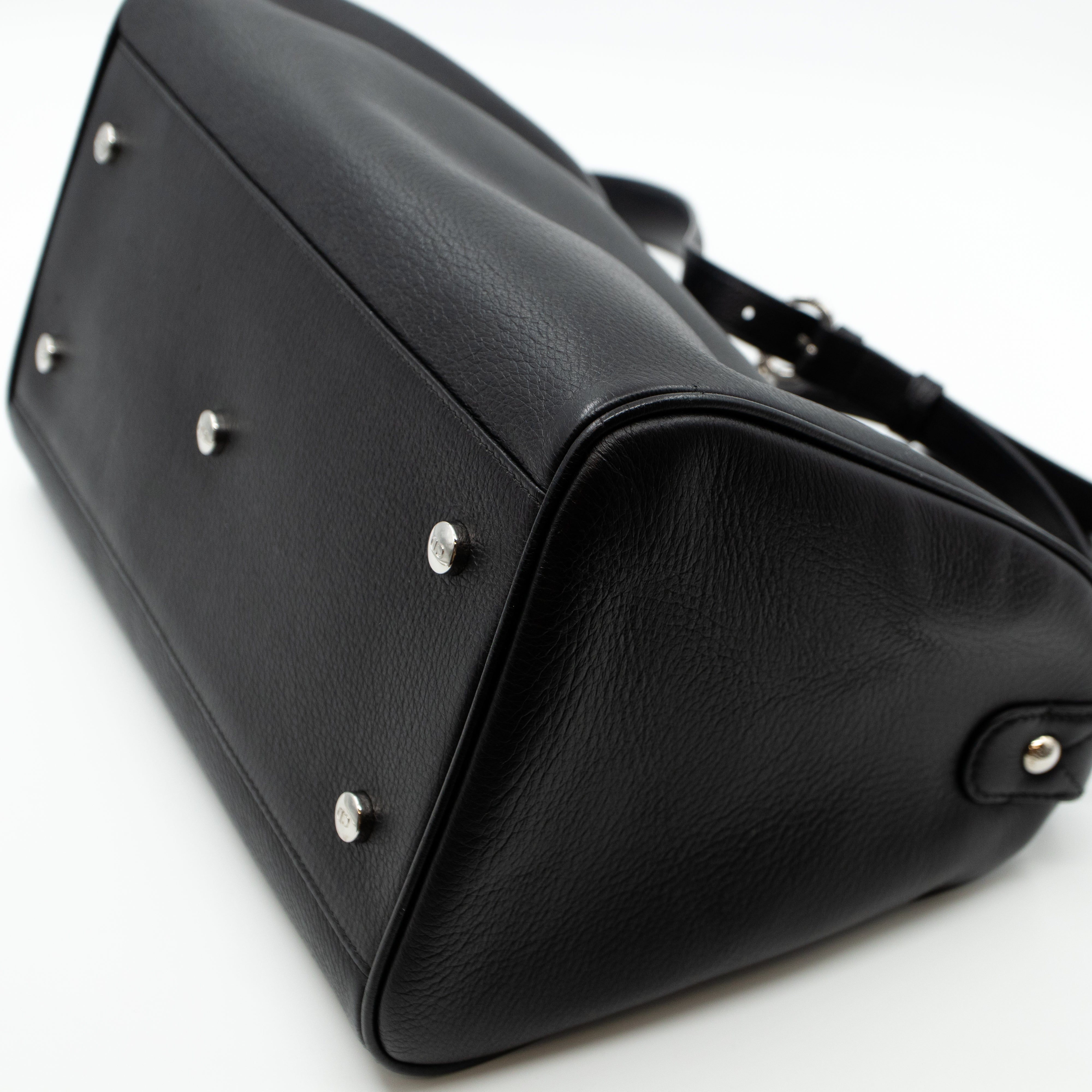 Granville Boston Bag Black Leather