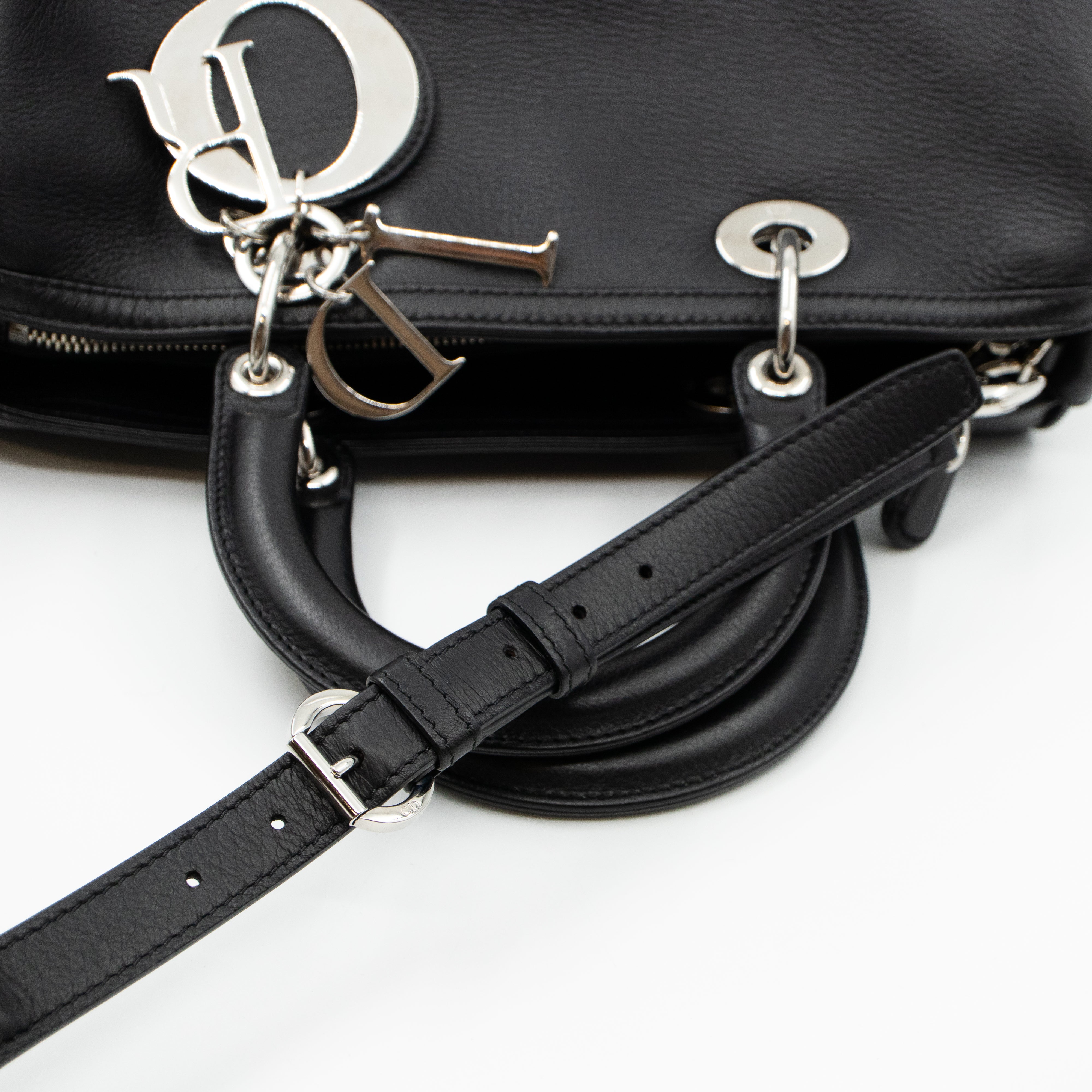 Granville Boston Bag Black Leather
