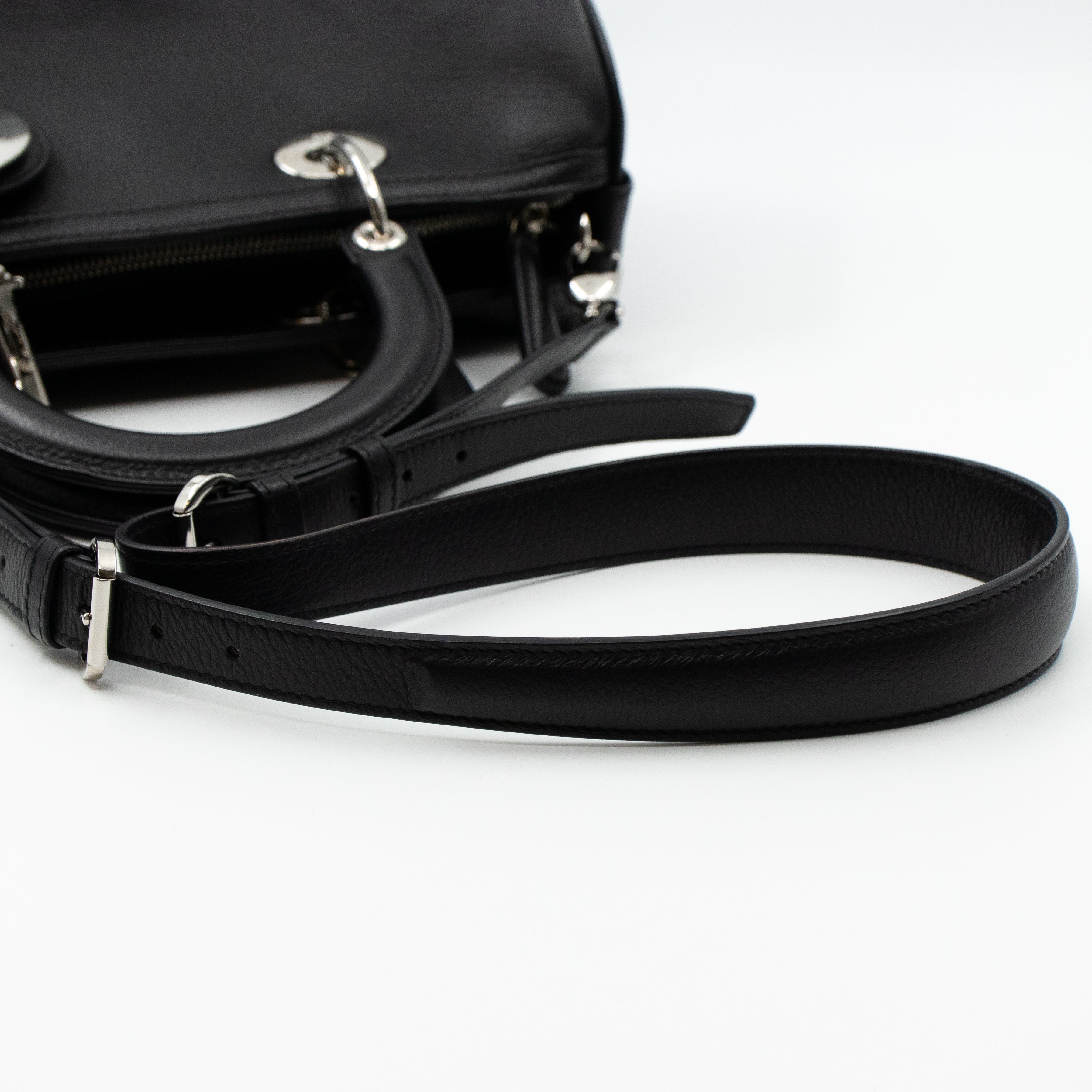 Granville Boston Bag Black Leather