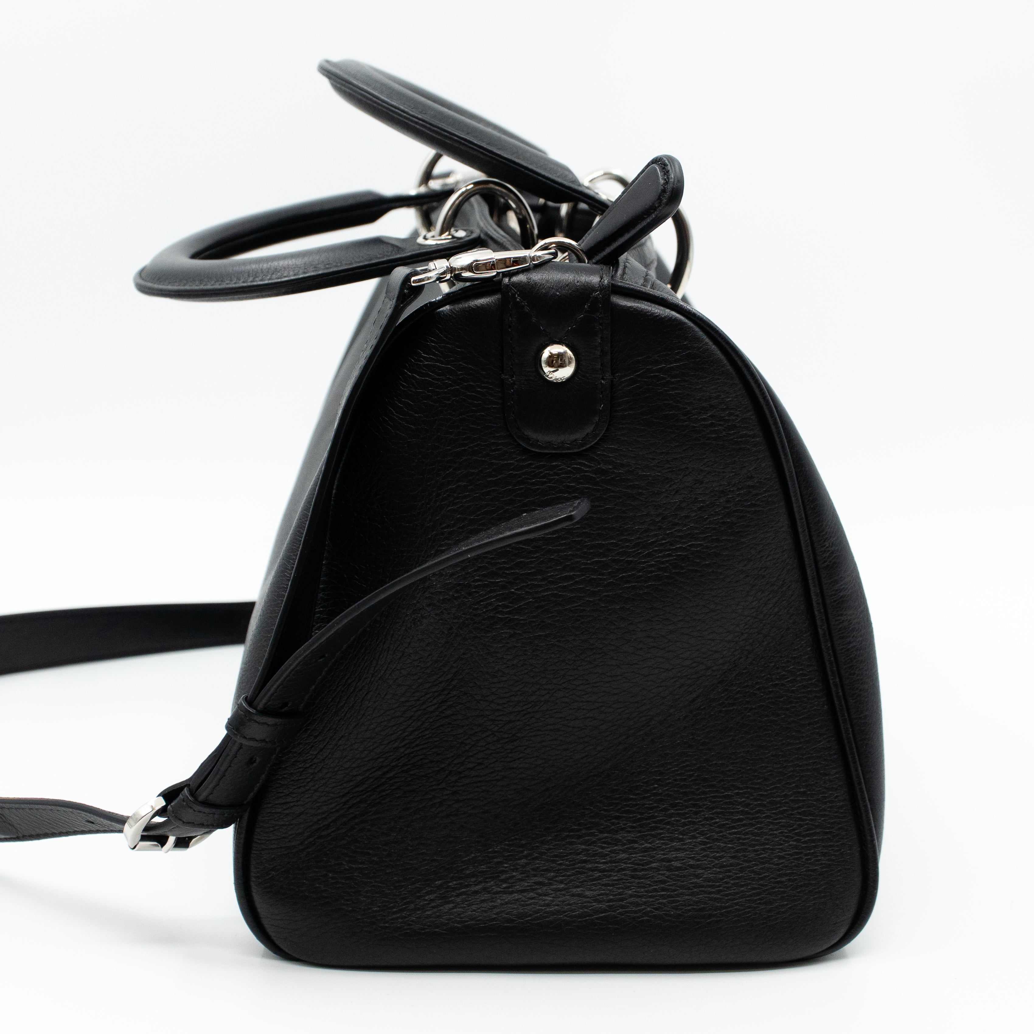 Granville Boston Bag Black Leather