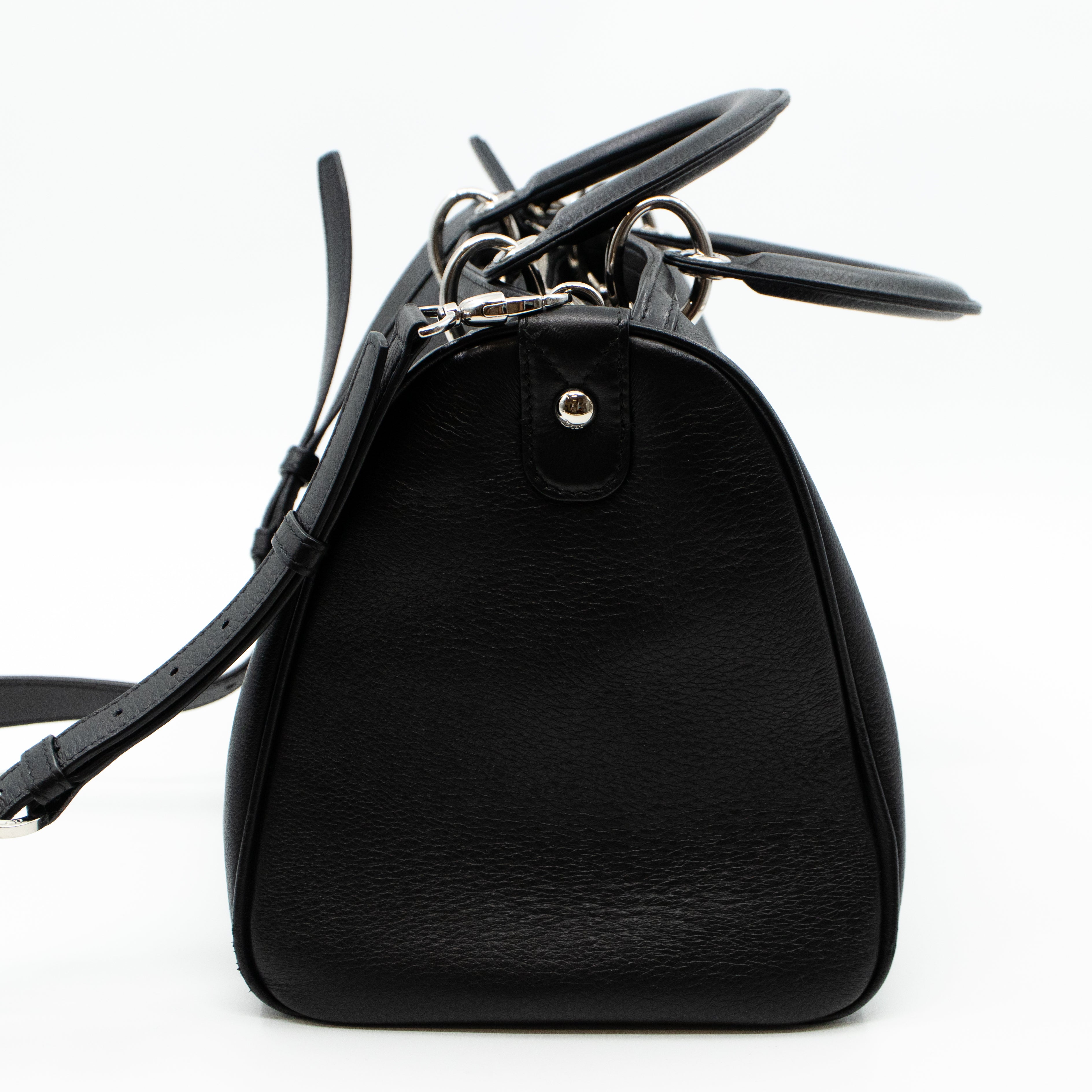 Granville Boston Bag Black Leather