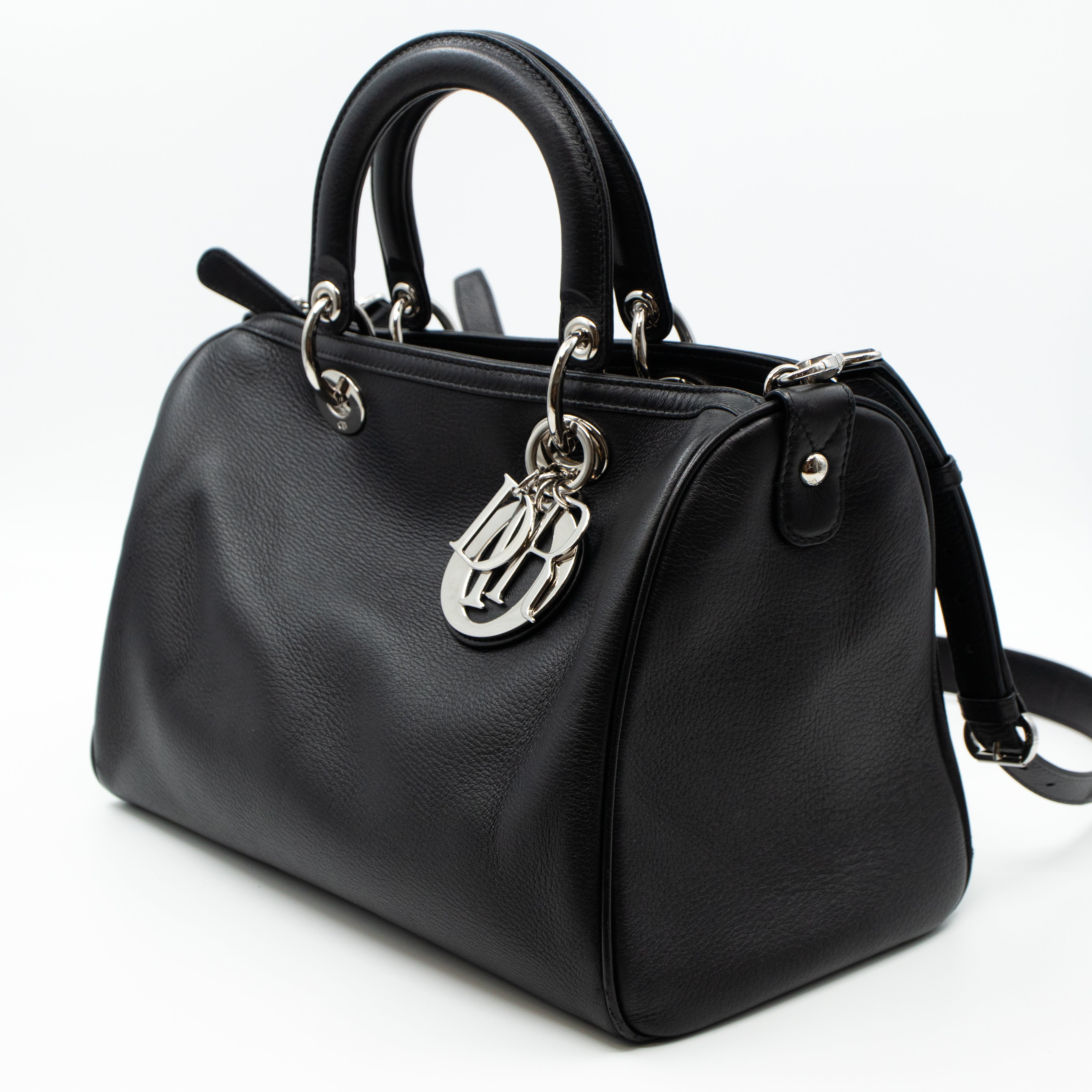 Granville Boston Bag Black Leather