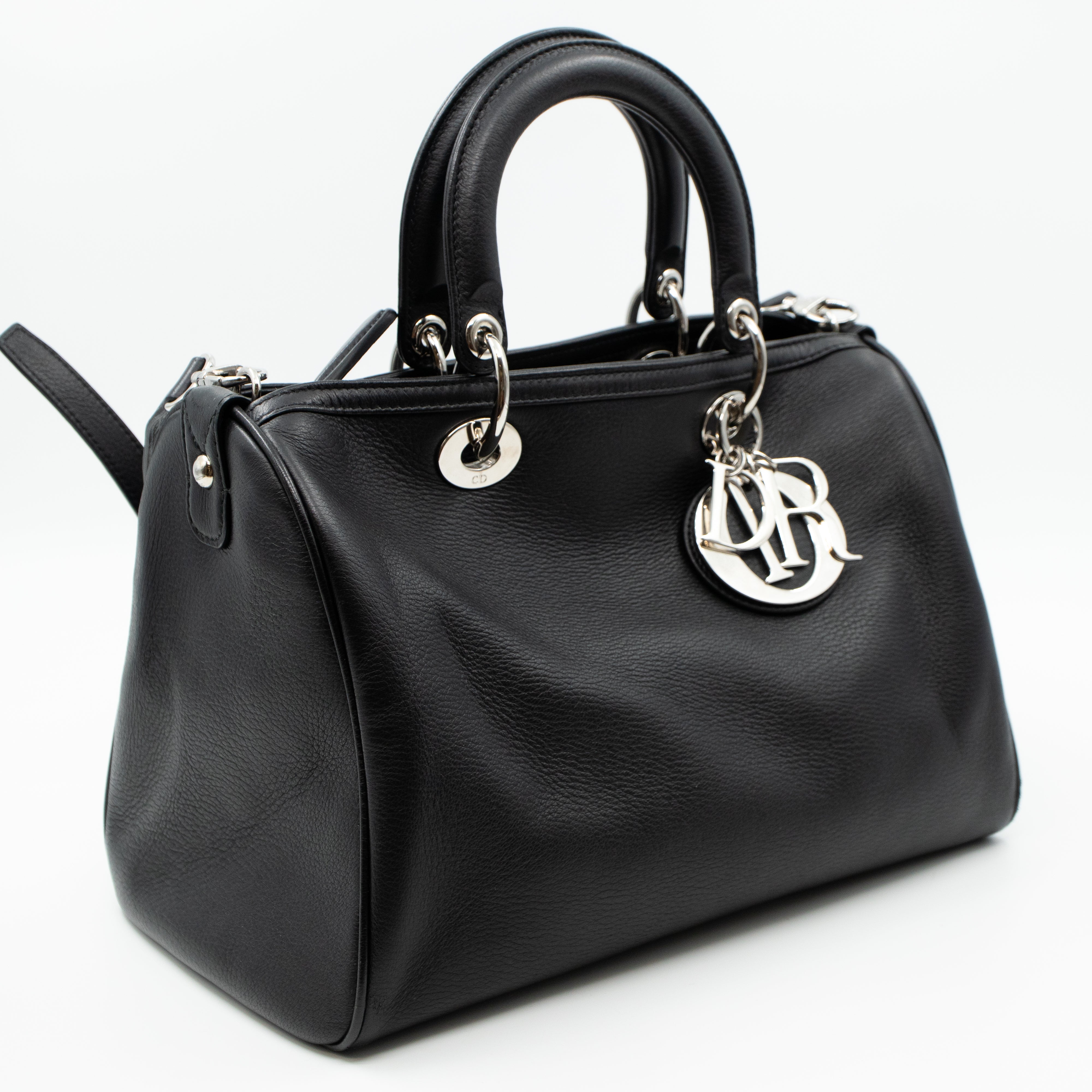 Granville Boston Bag Black Leather