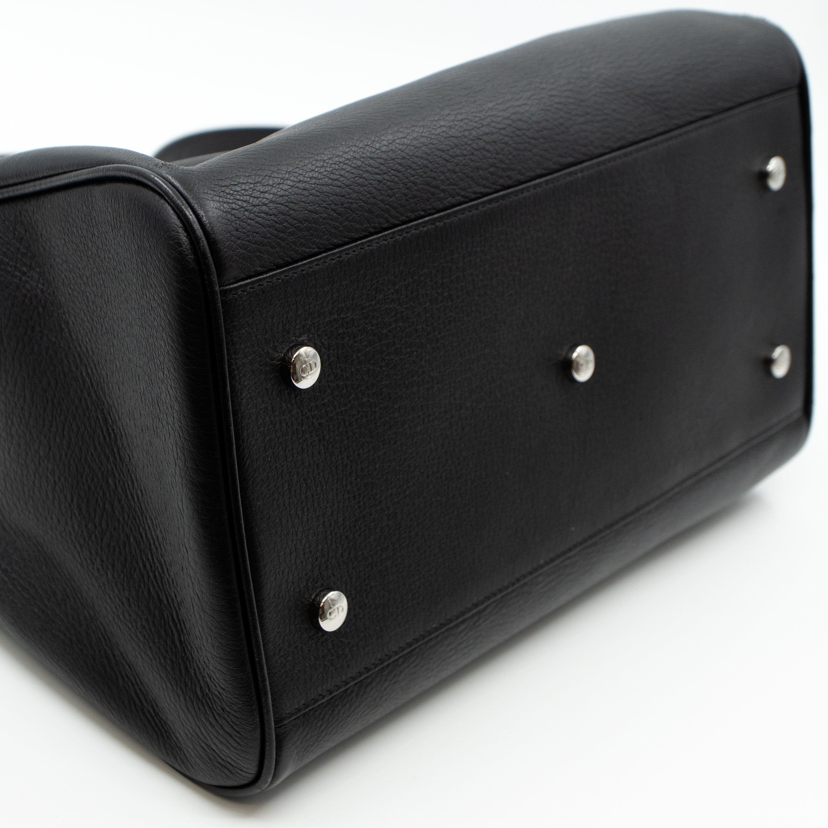 Granville Boston Bag Black Leather