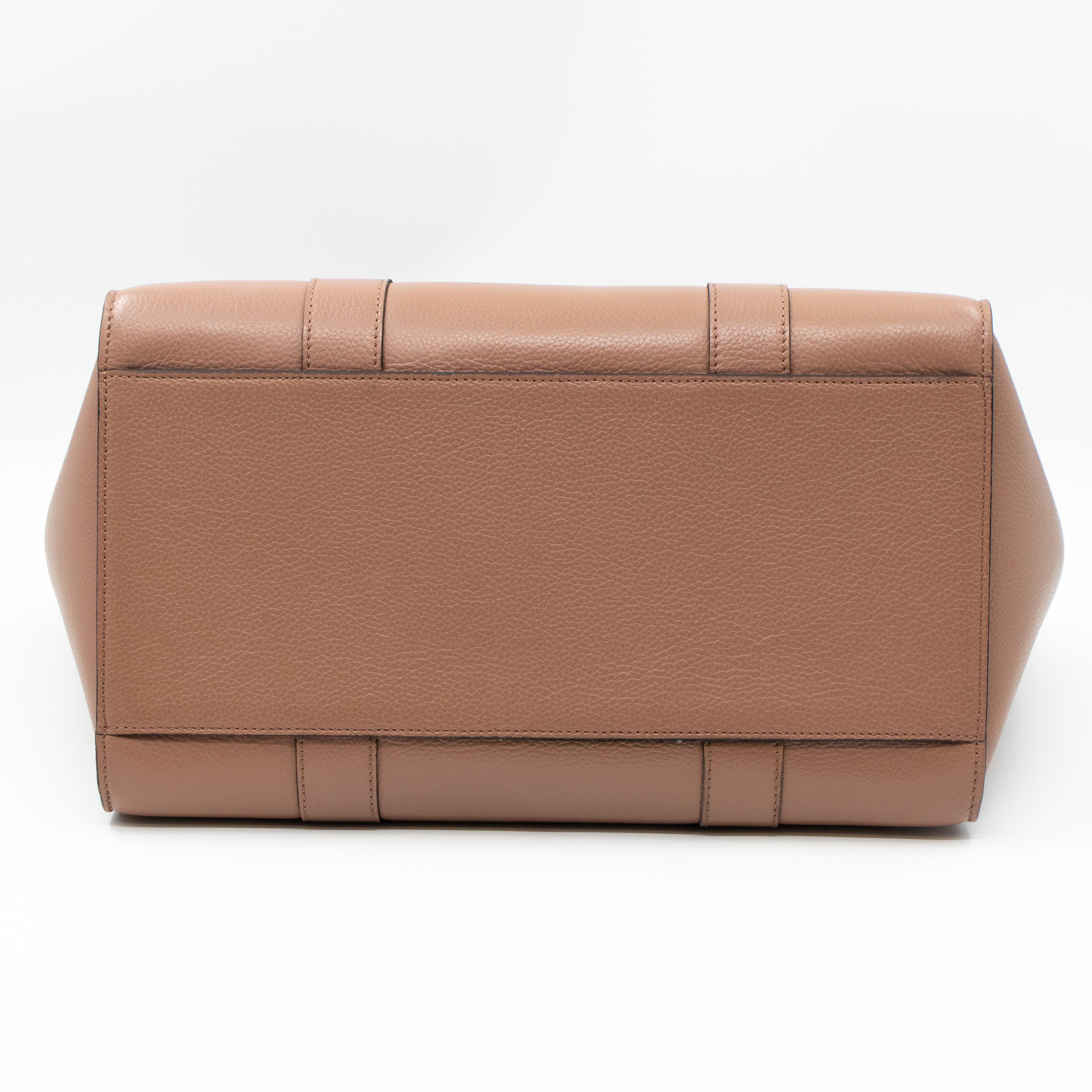 Large Zipped Bayswater Rosewater Leather