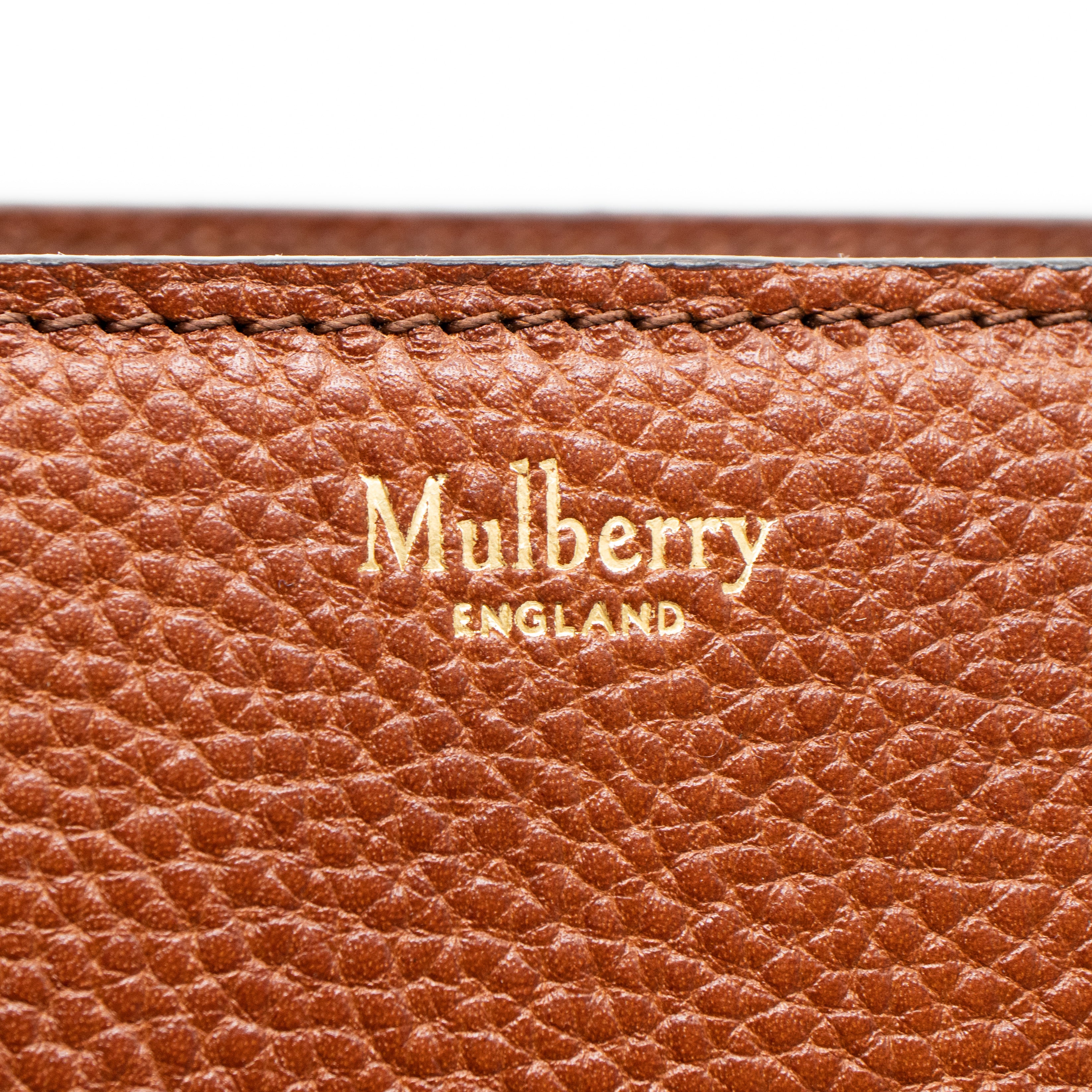 Large Zipped Bayswater Oak Brown Leather