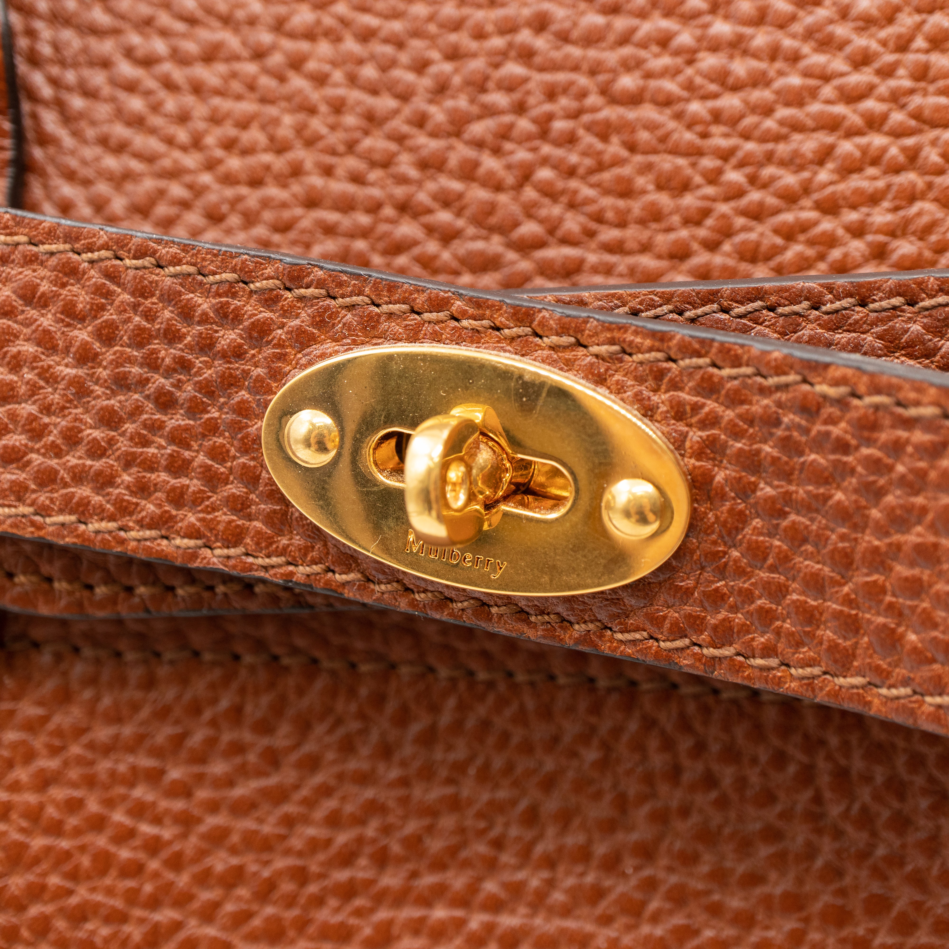 Large Zipped Bayswater Oak Brown Leather