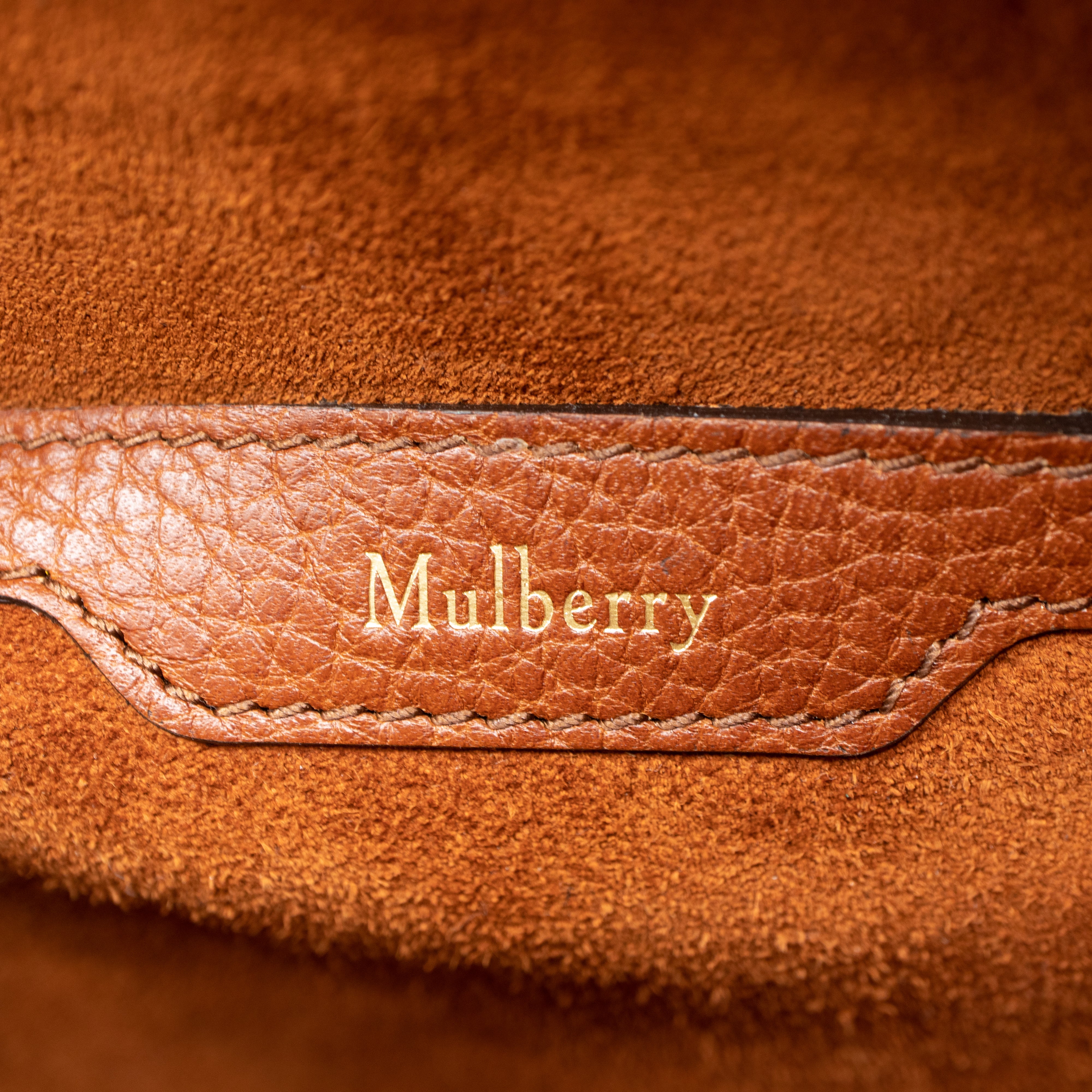 Large Zipped Bayswater Oak Brown Leather