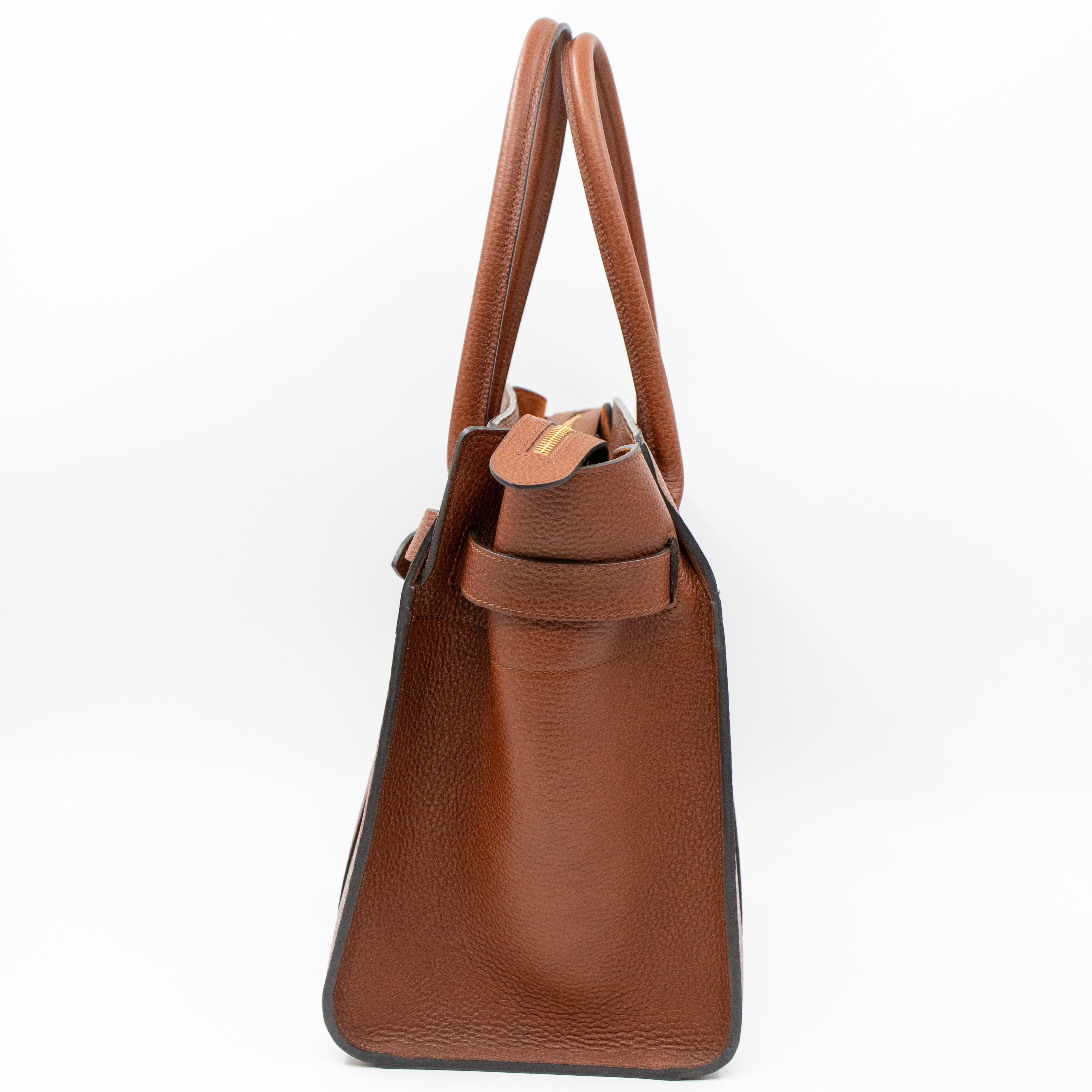 Large Zipped Bayswater Oak Brown Leather
