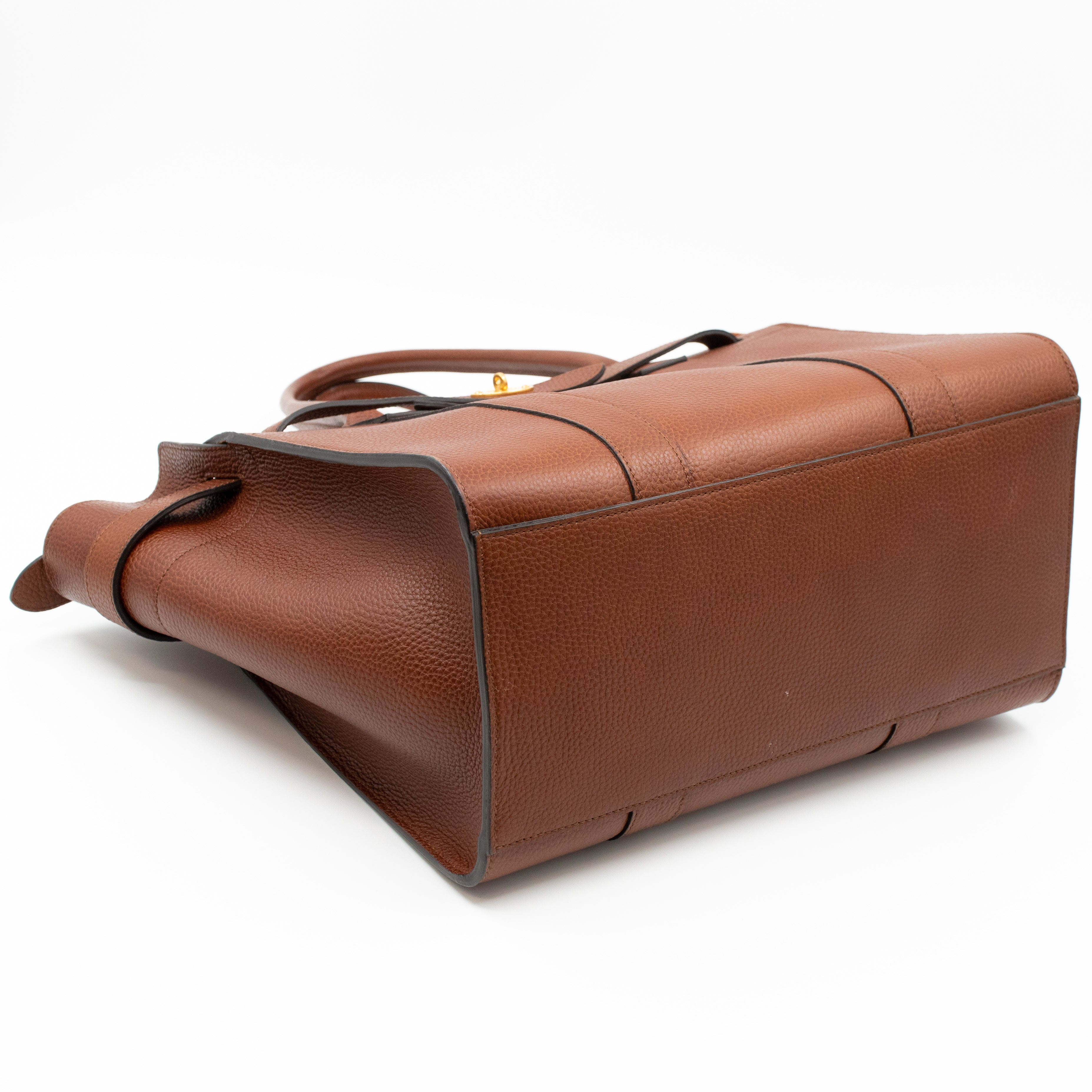 Large Zipped Bayswater Oak Brown Leather