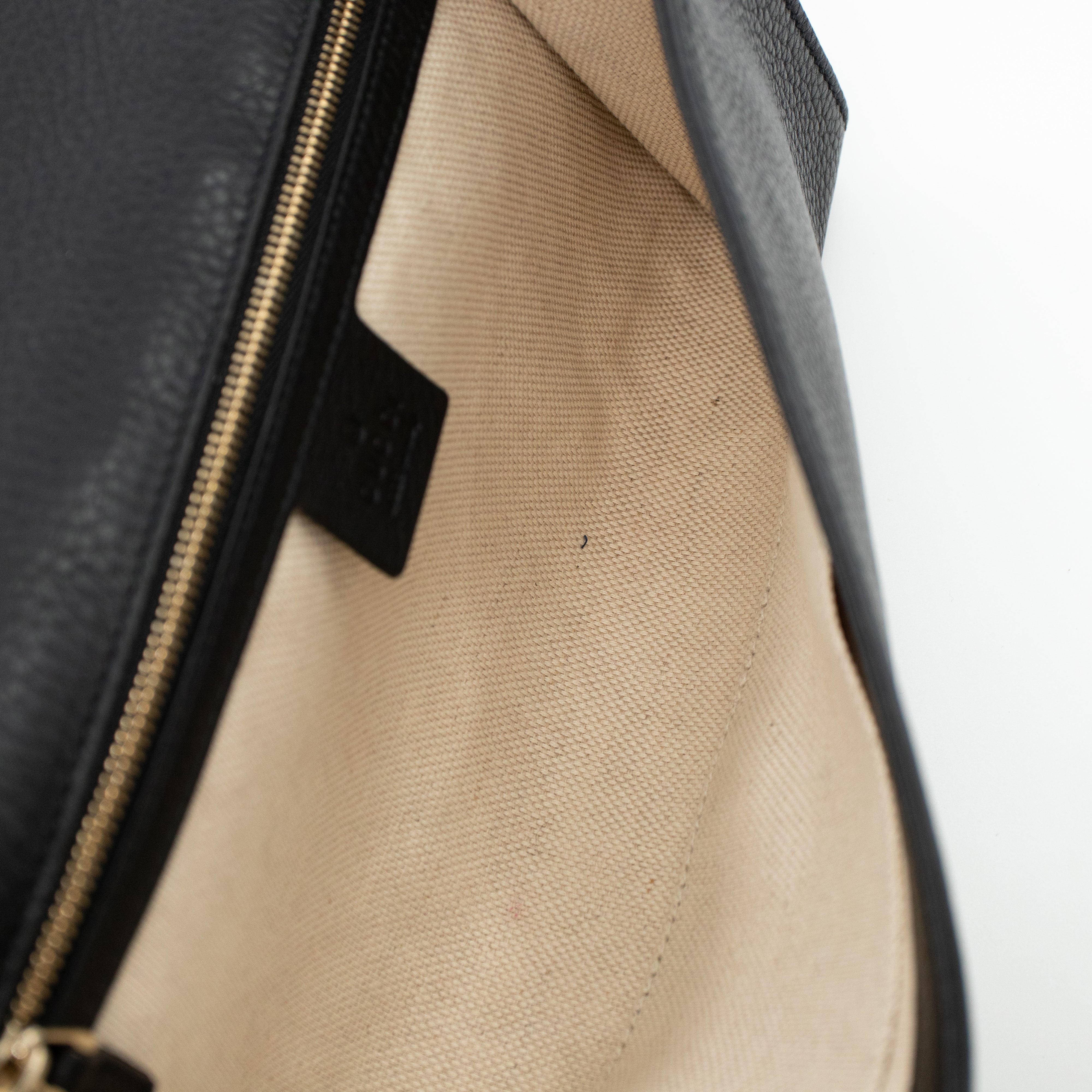 Soho Clutch Black Leather