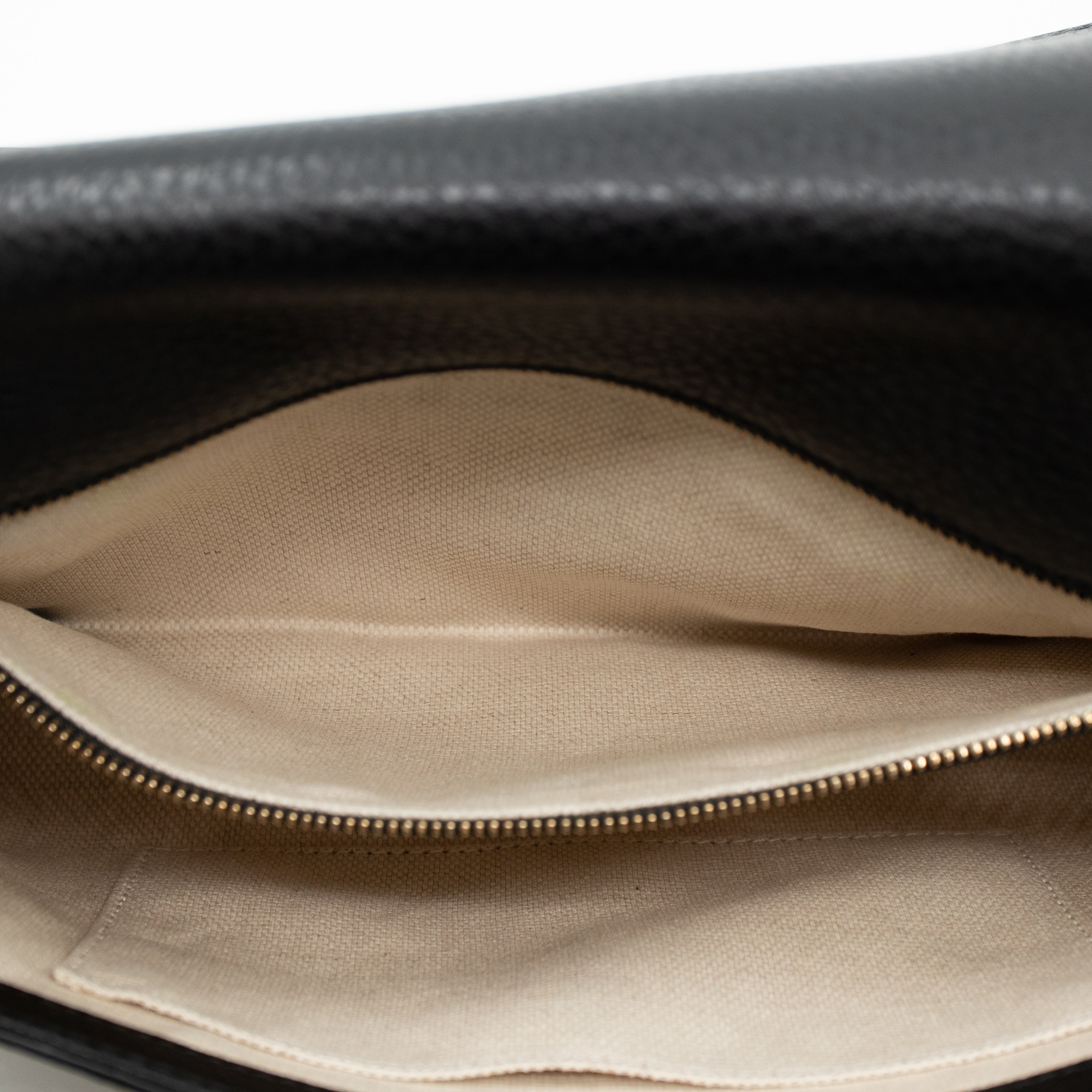 Soho Clutch Black Leather