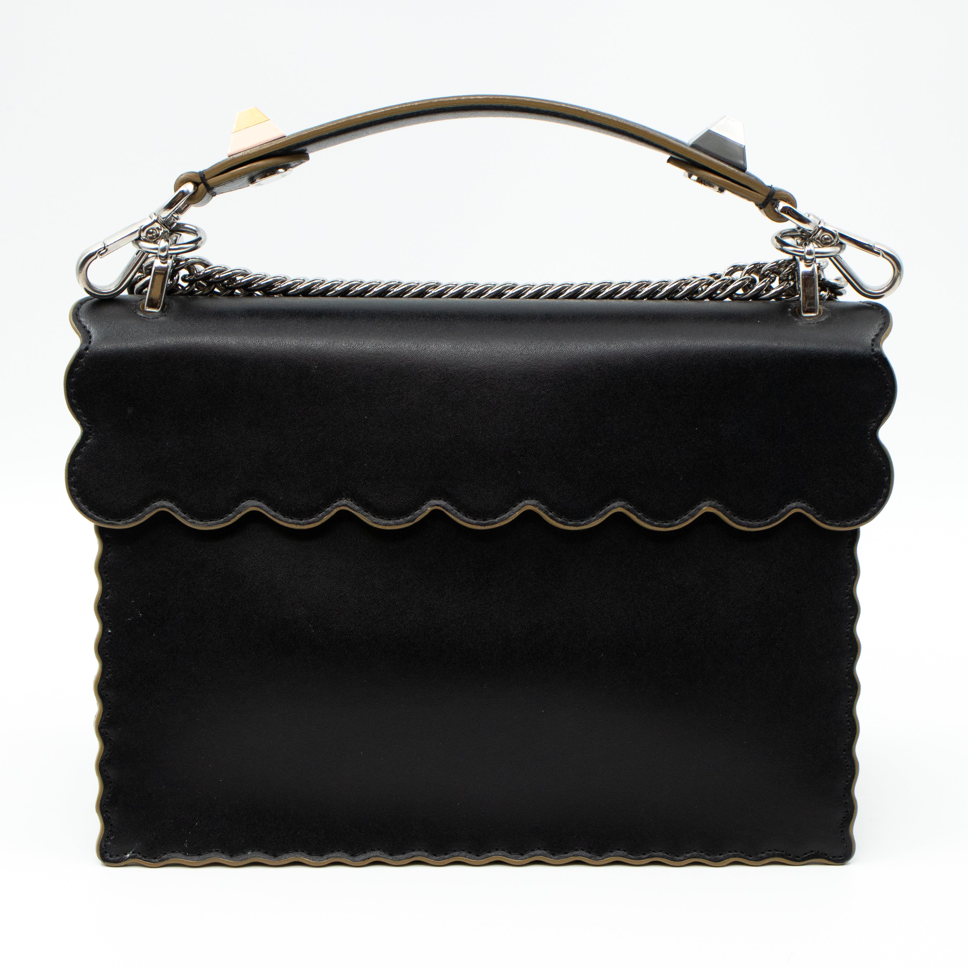 Kan I Medium Black Leather