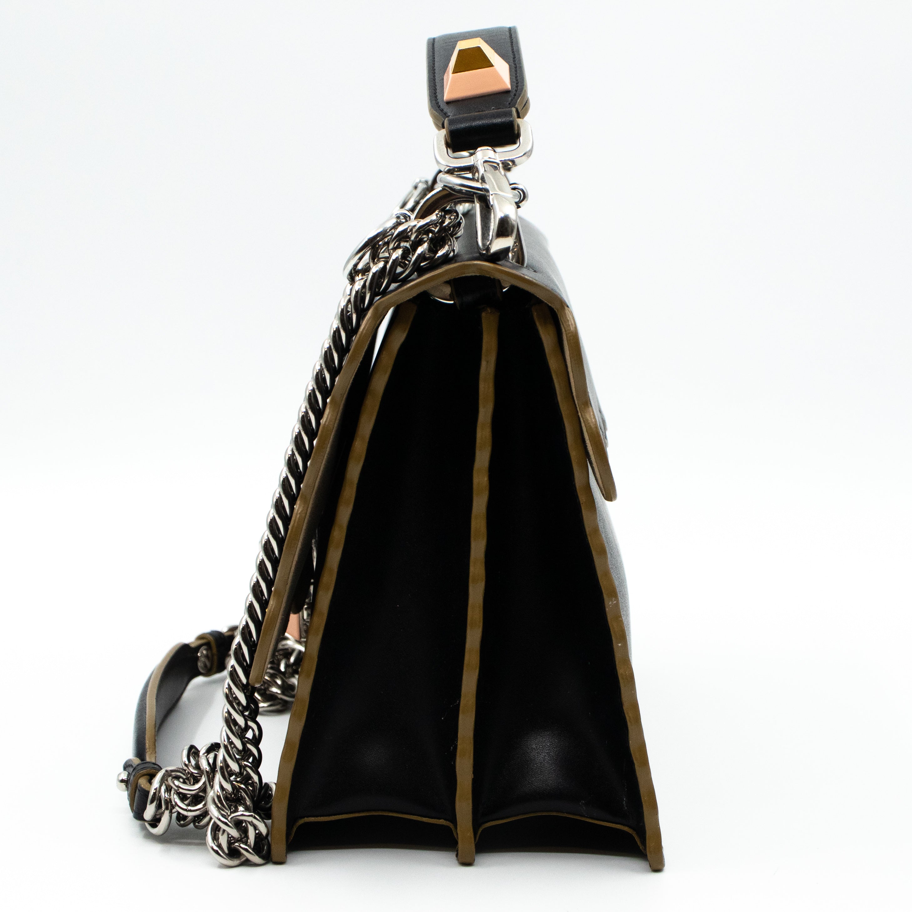 Kan I Medium Black Leather