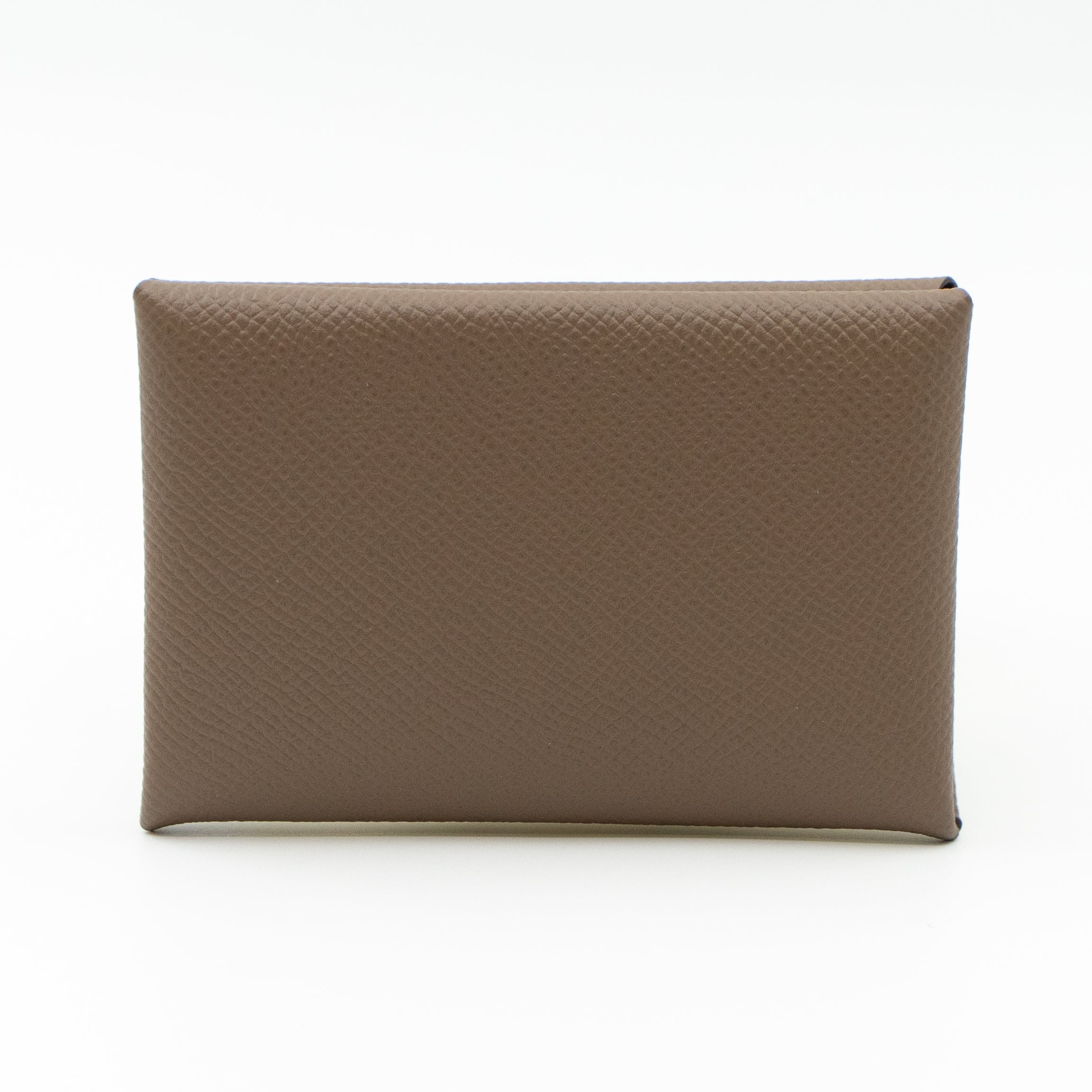 Calvi Card Holder Etoupe Leather