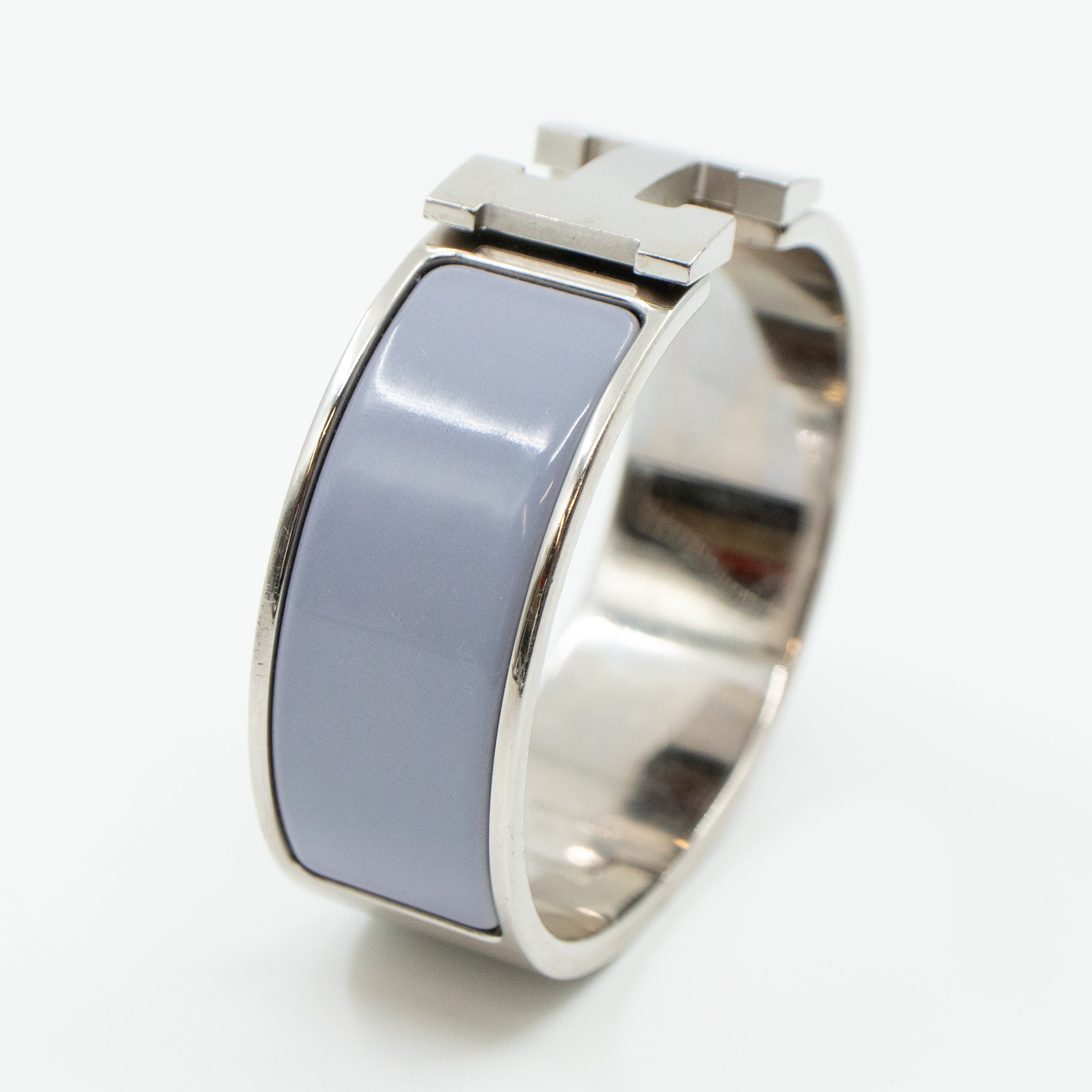 Clic Clac H Bracelet Medium Lavender Silver